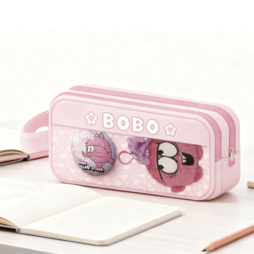 Monster Canvas Pencil Pouch