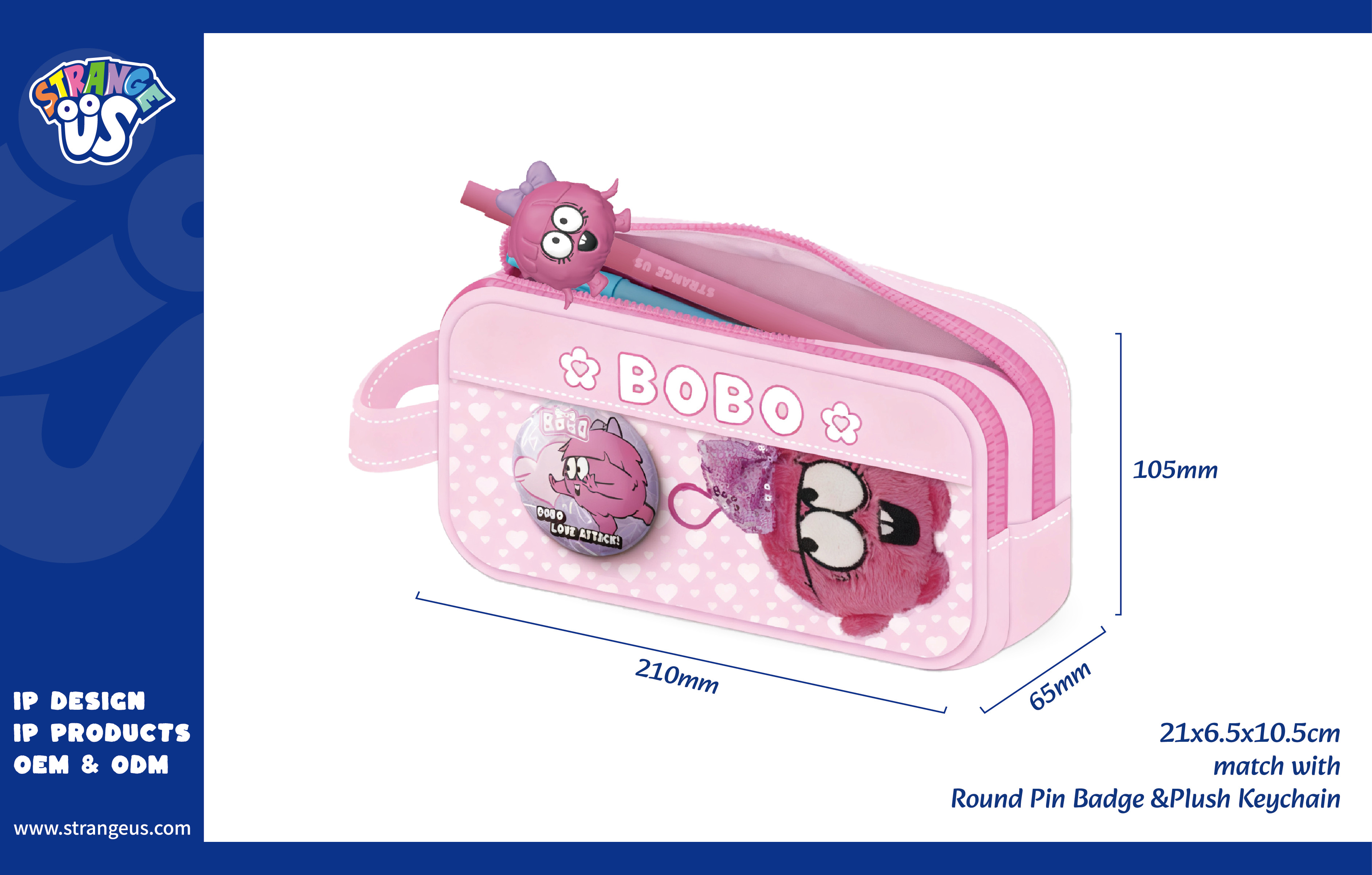 Cute Monster Click Pens