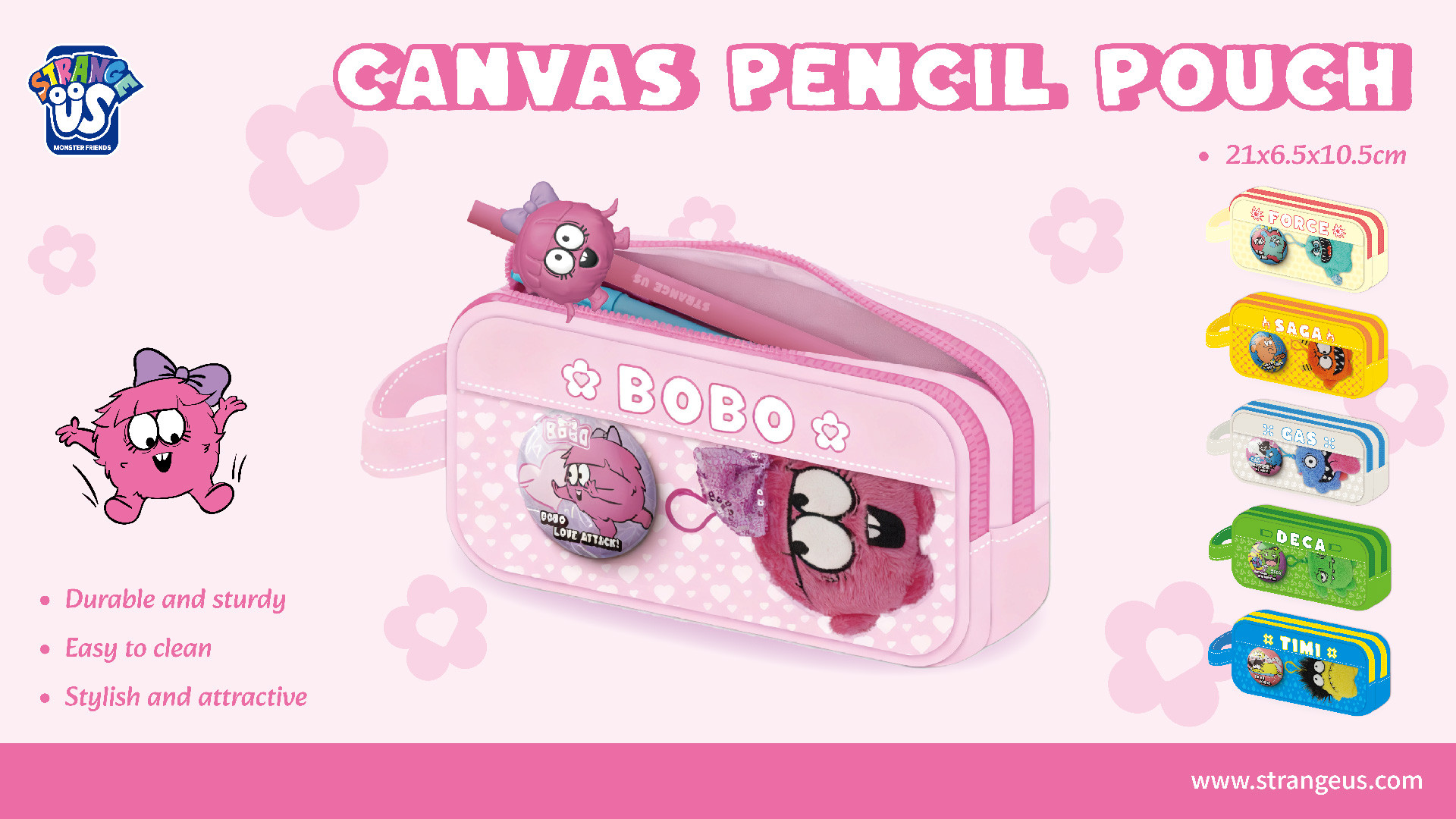 Cute Monster Click Pens