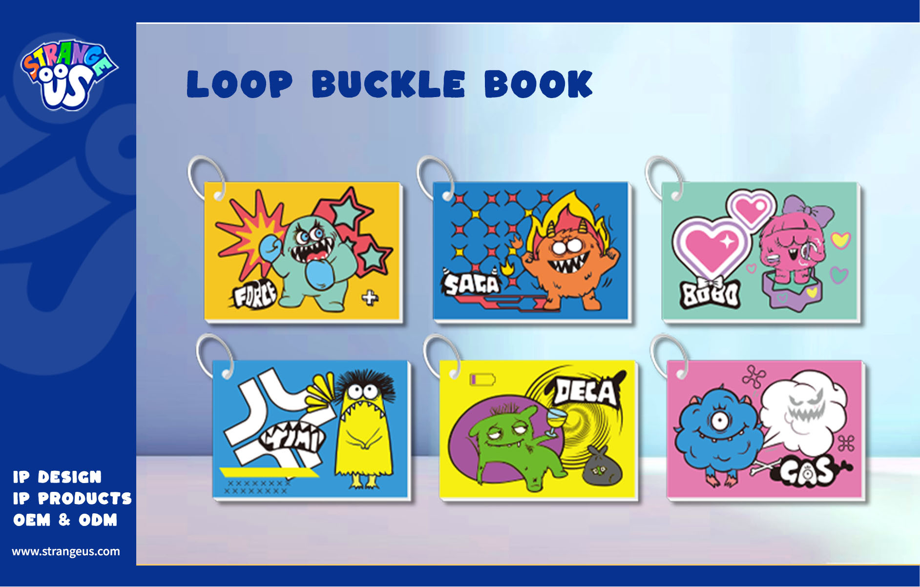 Cute Monster Click Pens