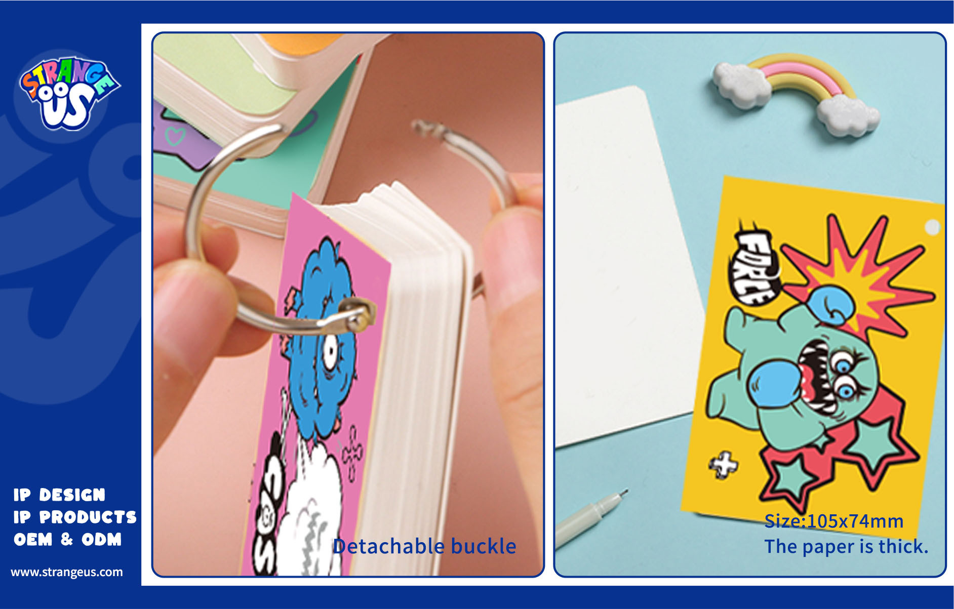 Cute Monster Click Pens