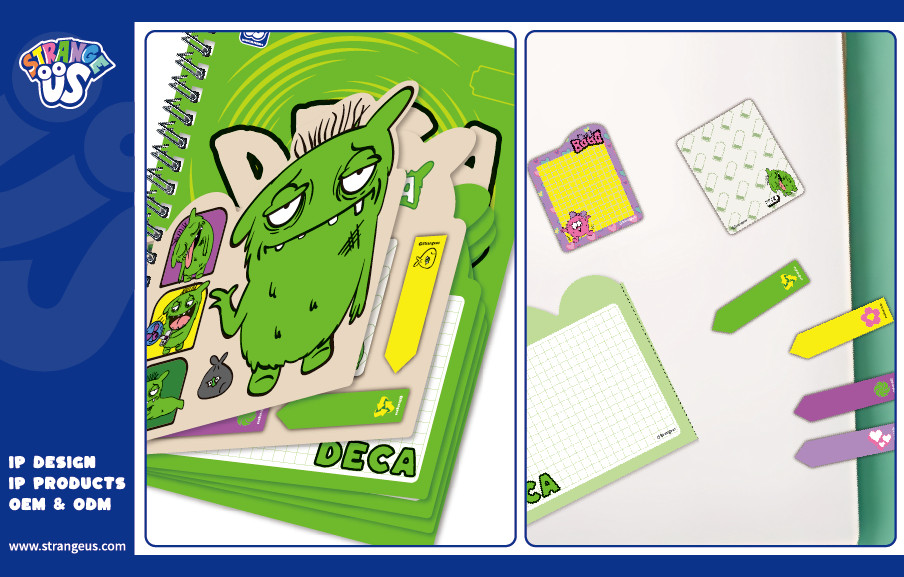 Cute Monster Click Pens