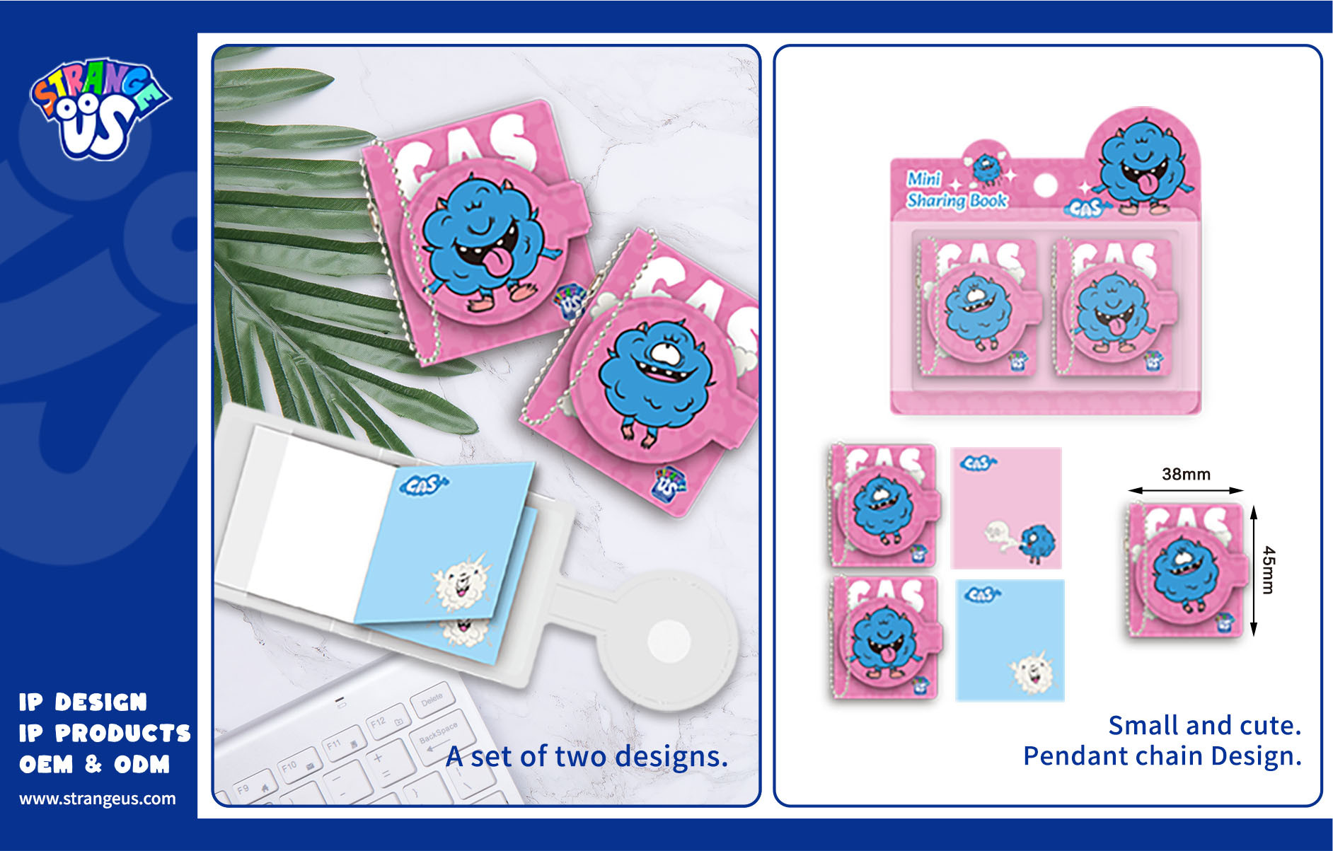 Cute Monster Click Pens