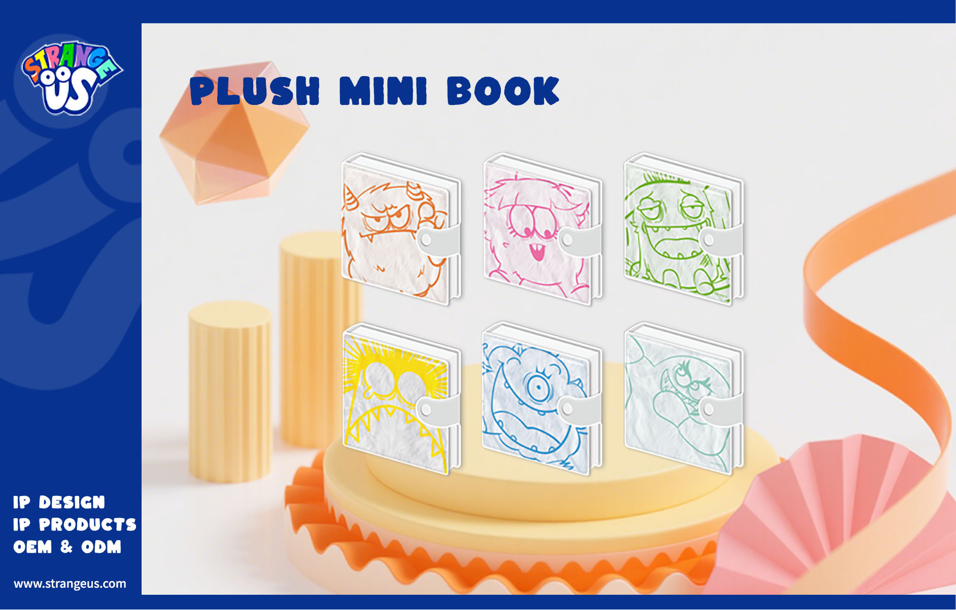 Cute Monster Click Pens