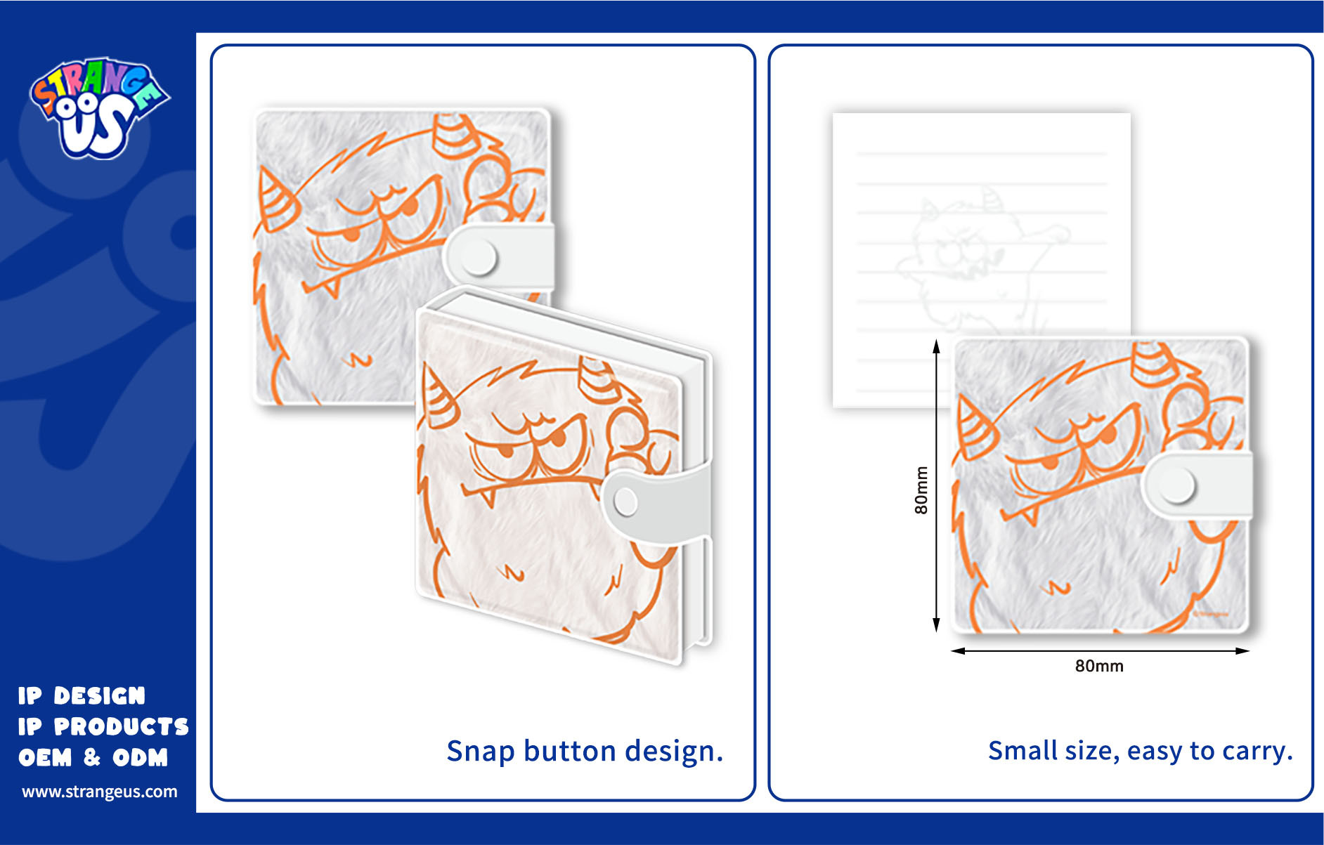 Cute Monster Click Pens