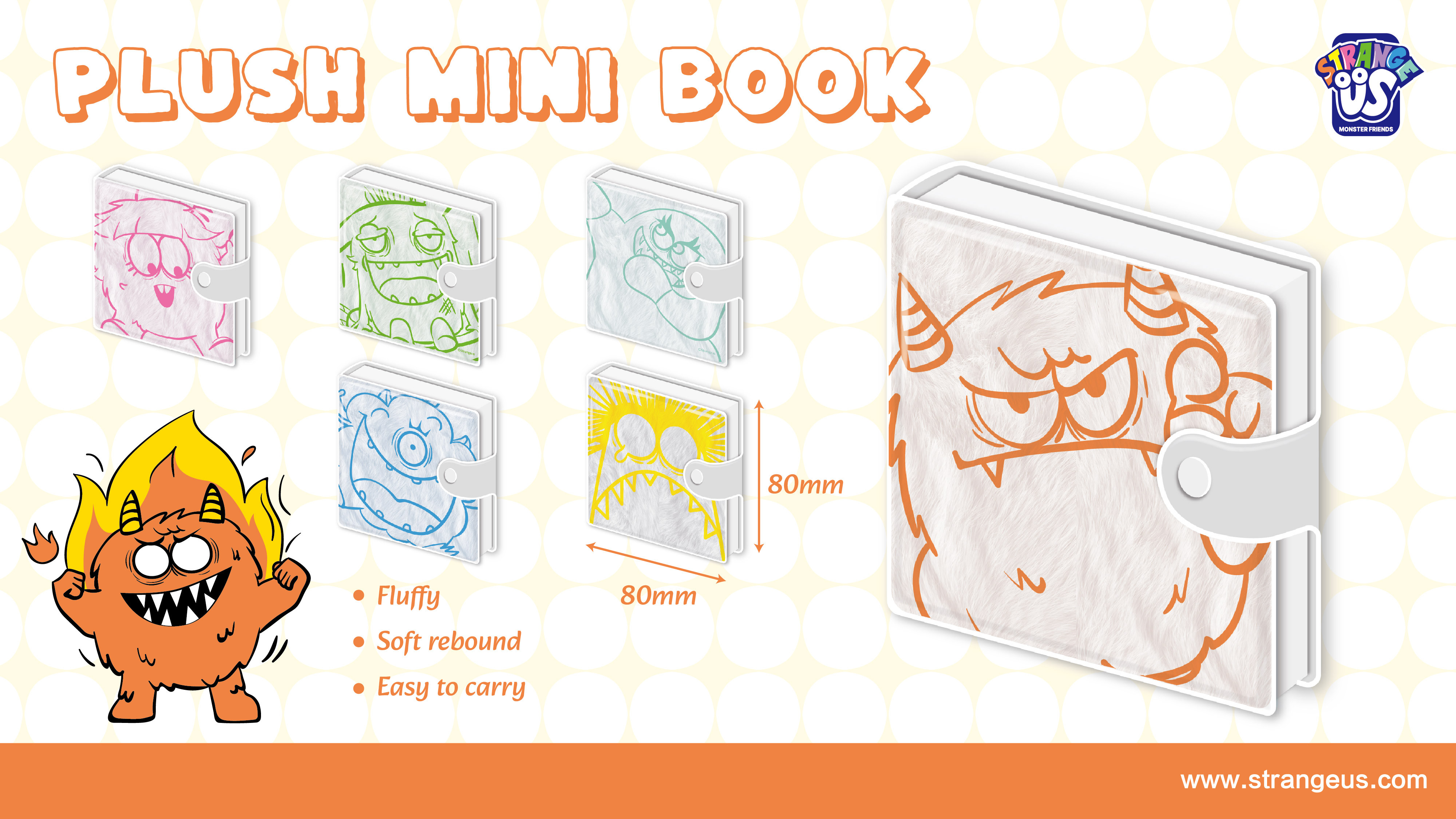 Cute Monster Click Pens