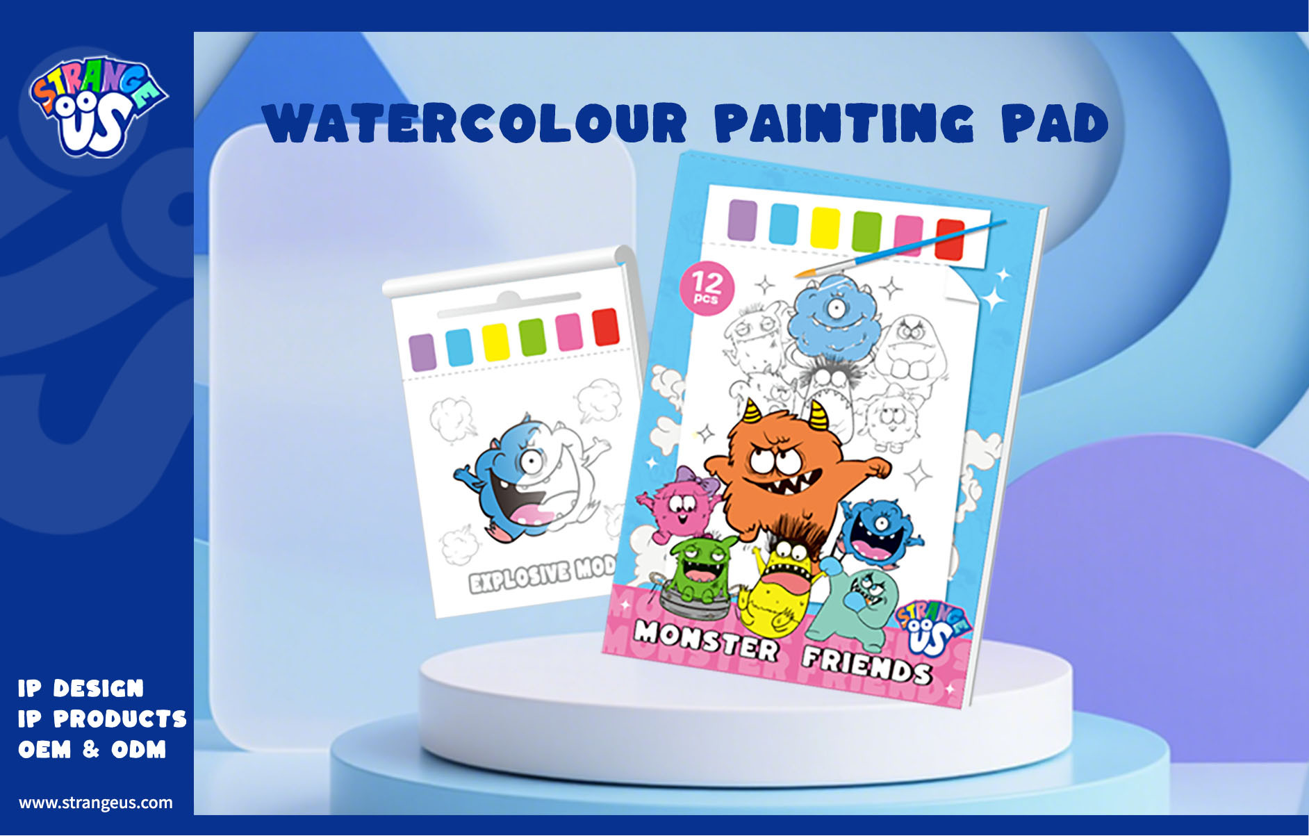 Cute Monster Click Pens