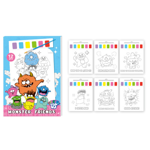 Monster Watercolour Painting Pad