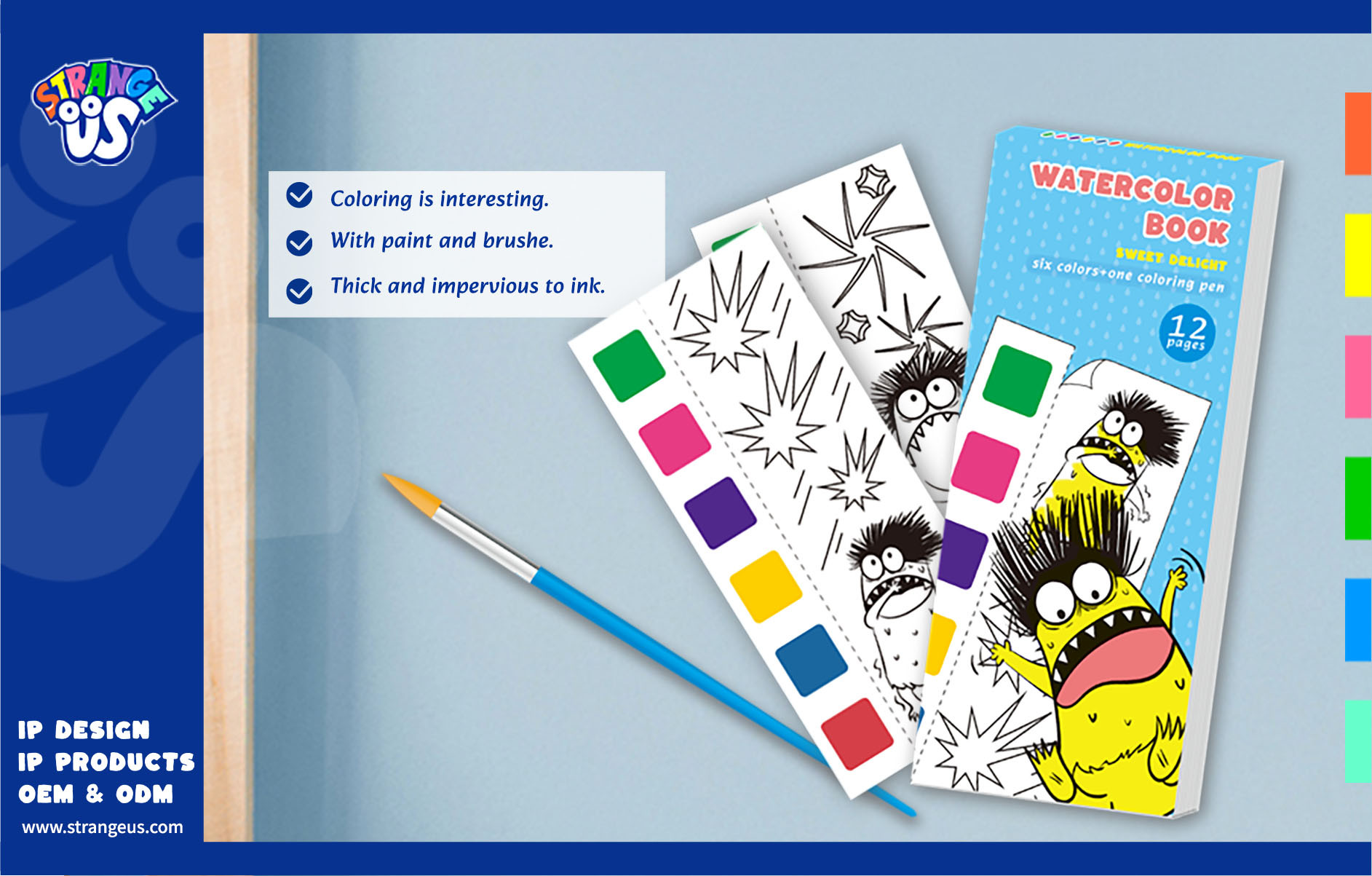 Cute Monster Click Pens