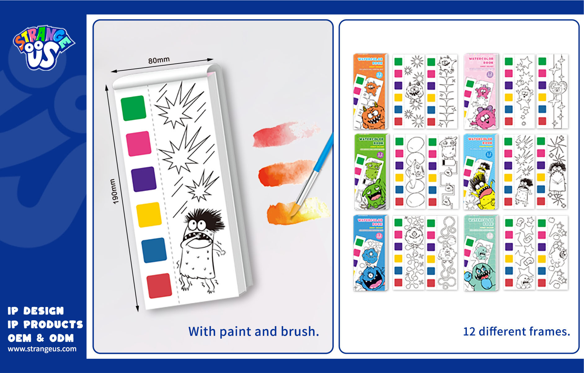 Cute Monster Click Pens