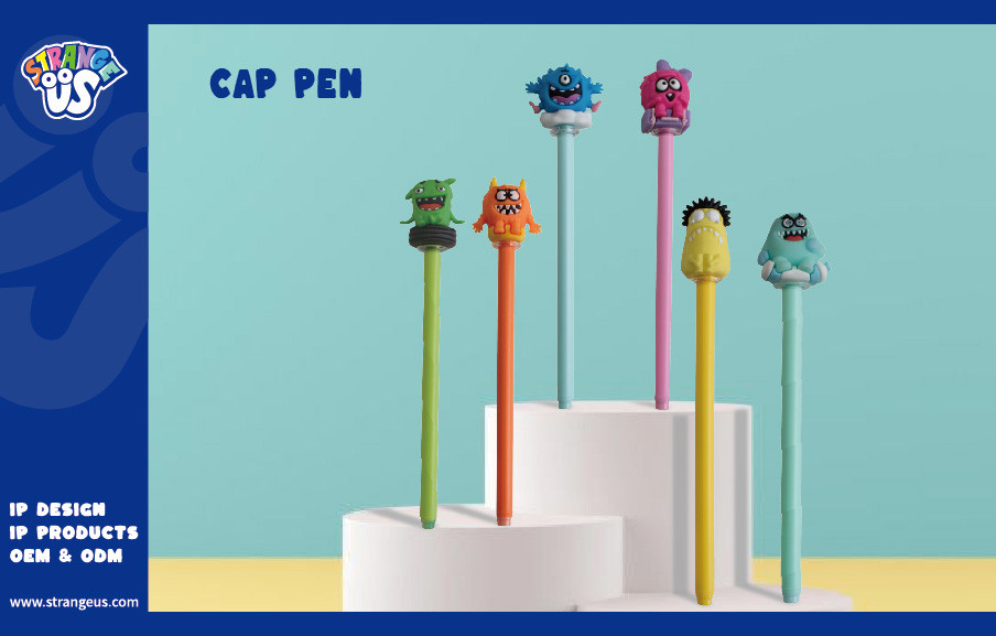 Cute Monster Click Pens
