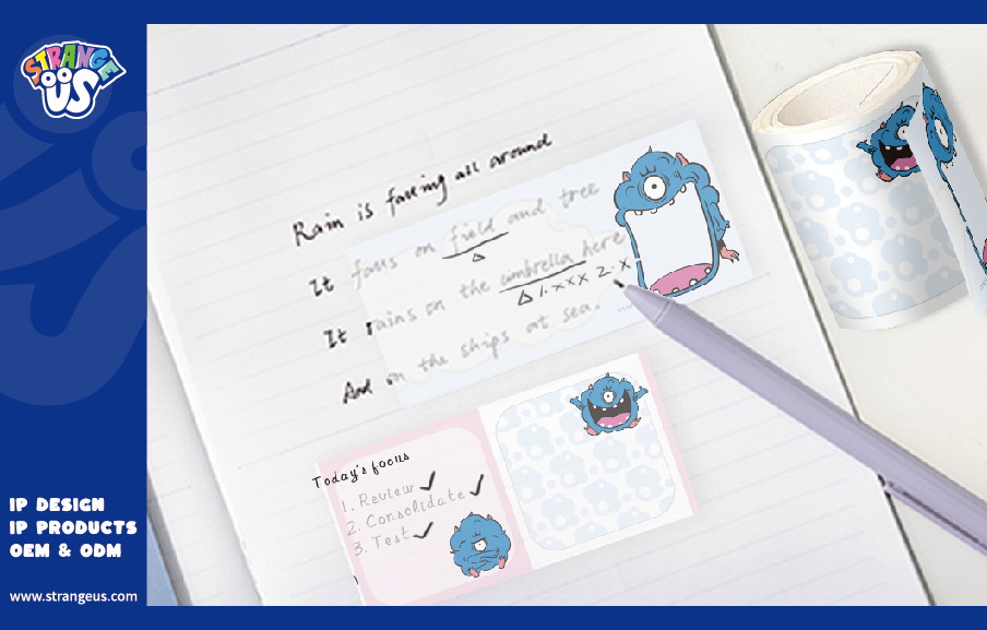 Cute Monster Click Pens