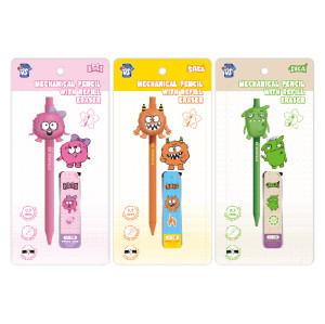 Monster Mechanical Pencil With Refill & Eraser