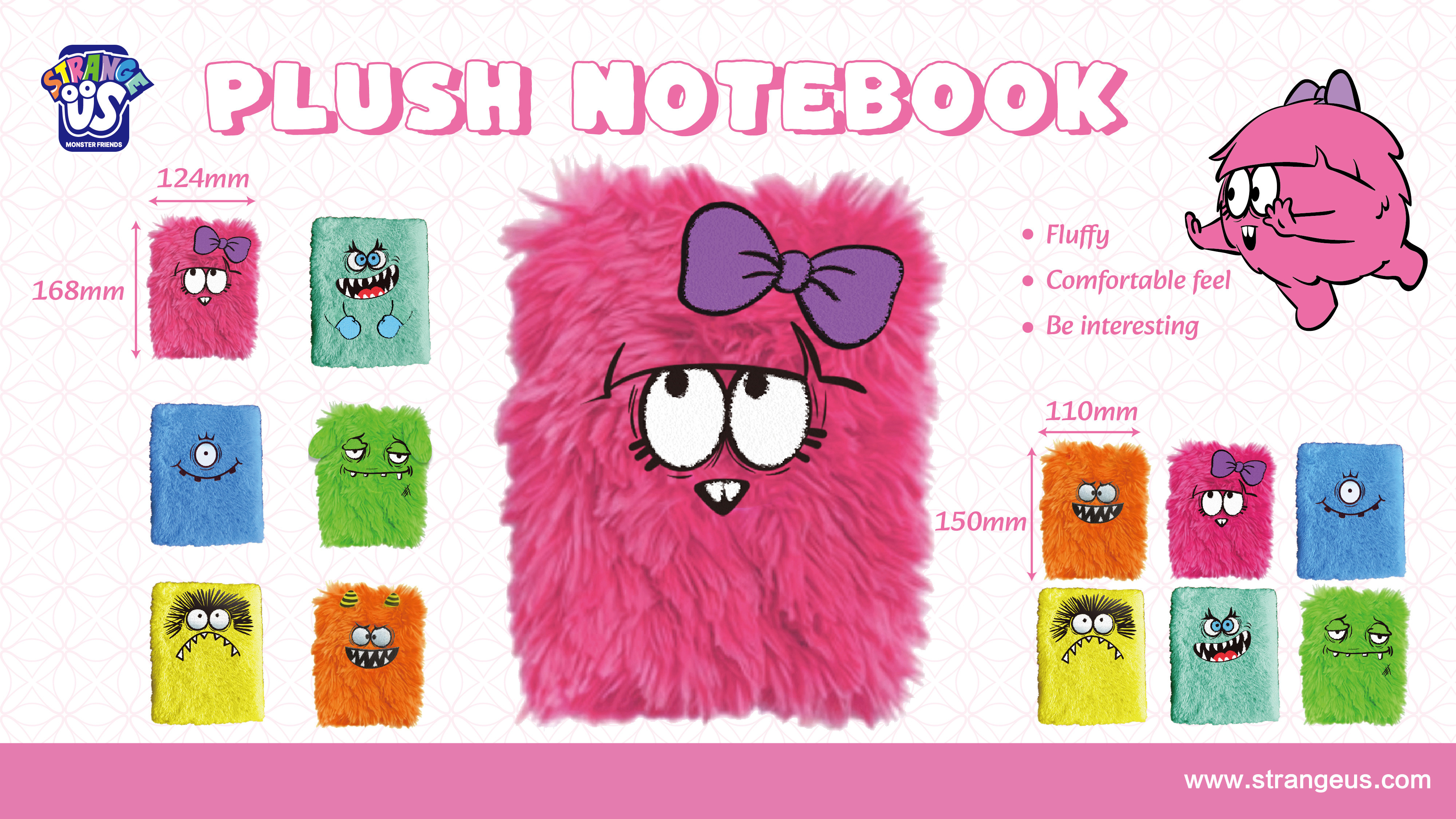 Cute Monster Click Pens