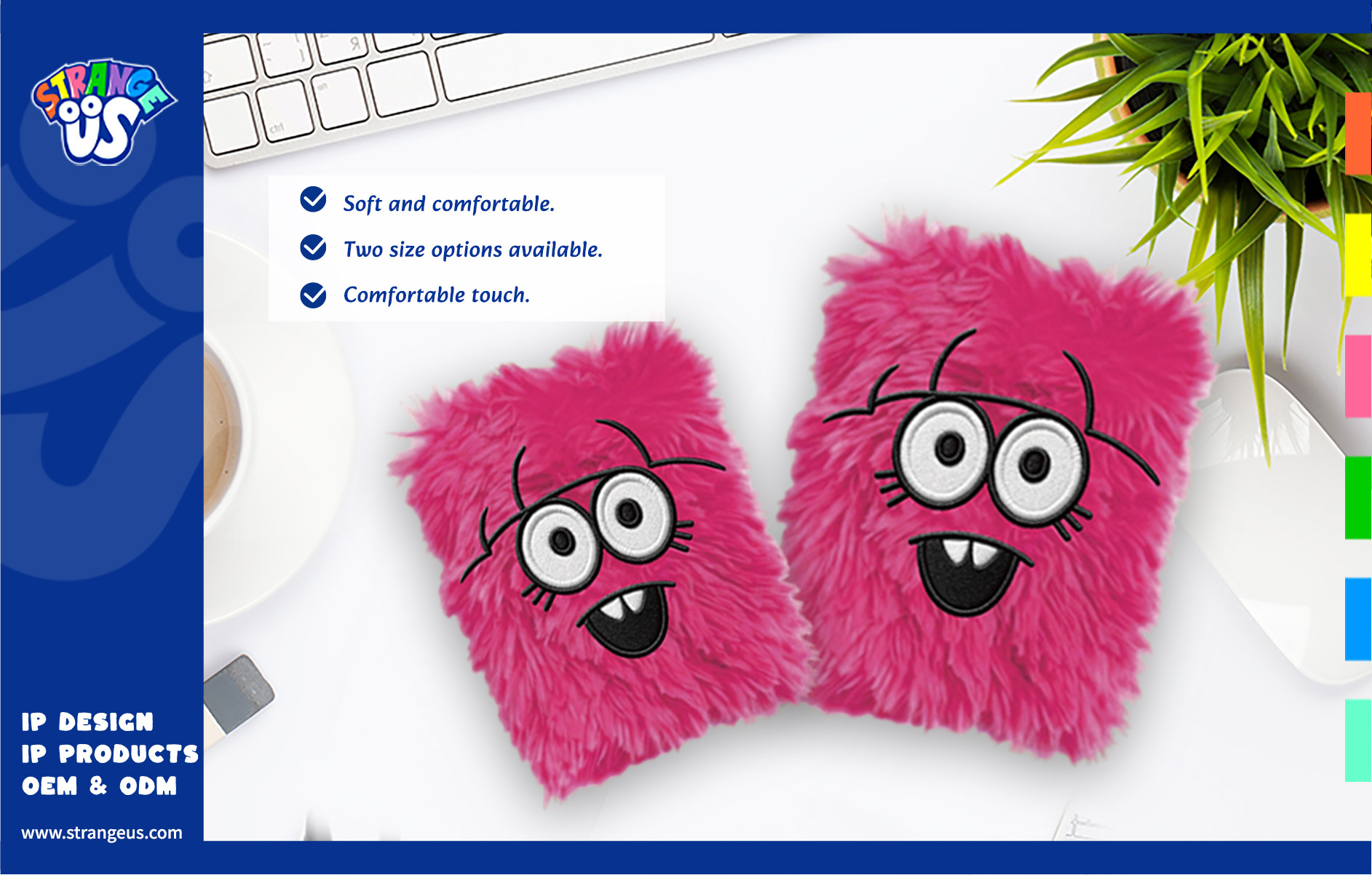 Cute Monster Click Pens