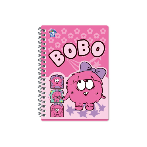 Monster Wire Notebook With Sticky Notes