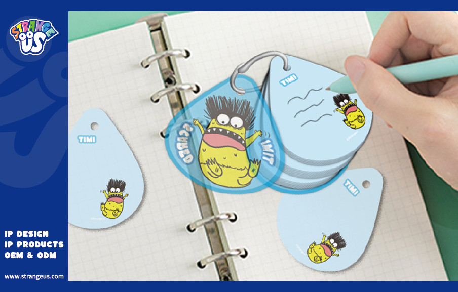 Cute Monster Click Pens