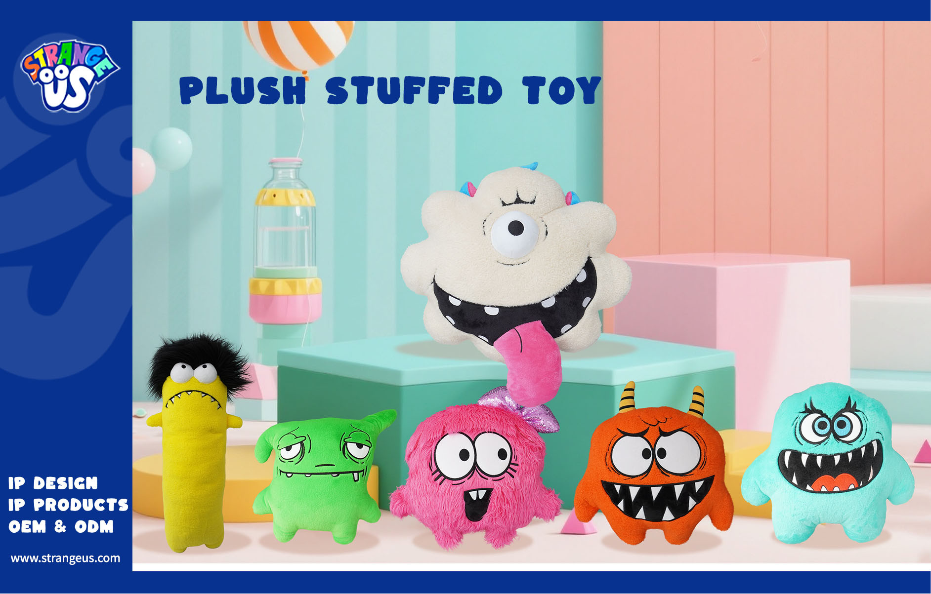 Cute Monster Click Pens