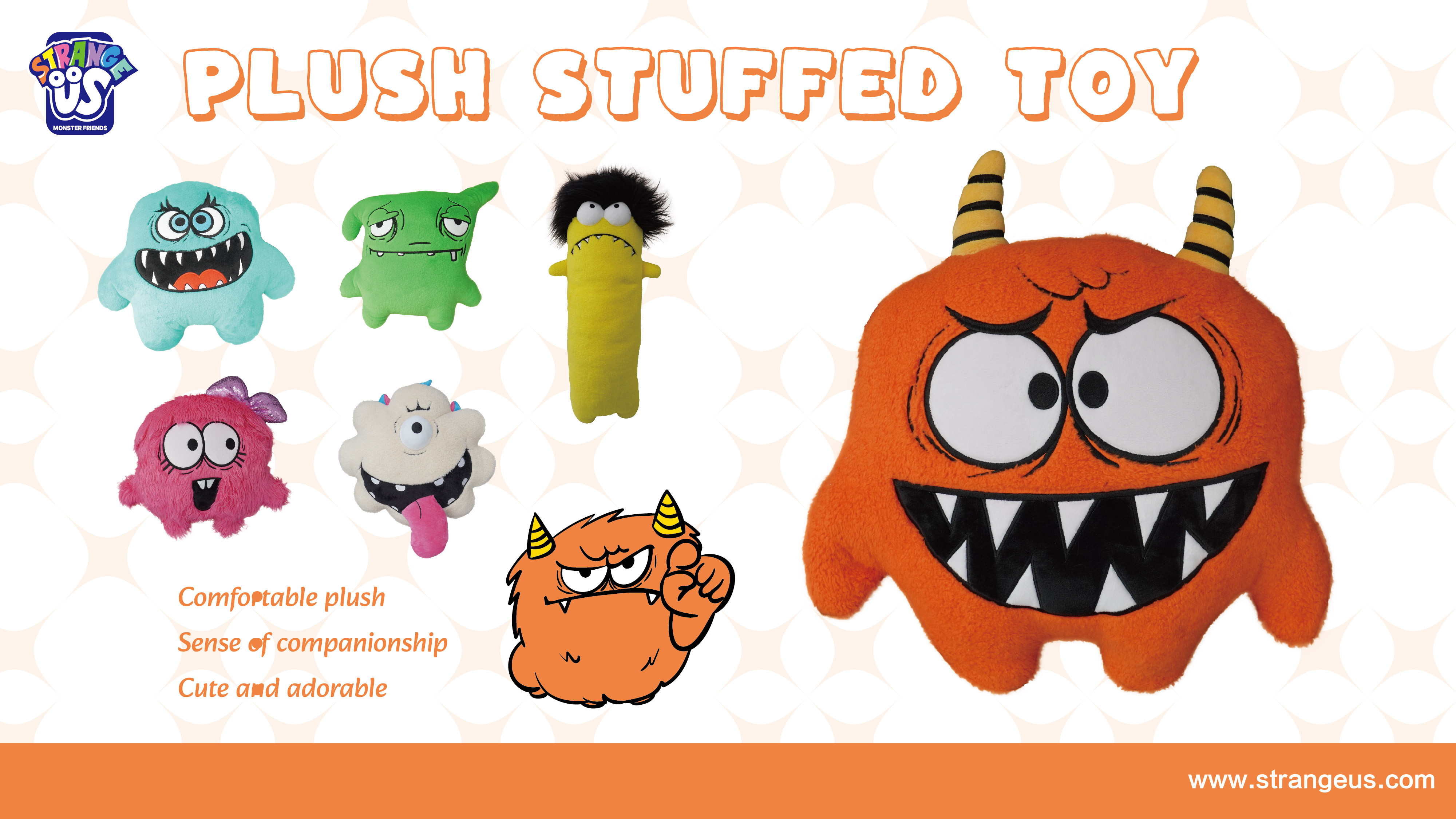 Cute Monster Click Pens