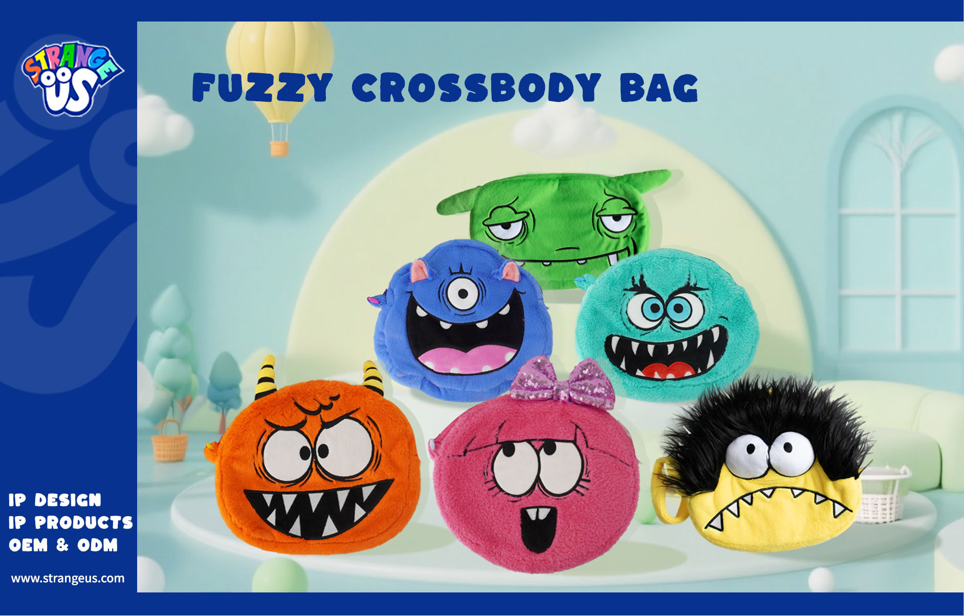 Cute Monster Click Pens