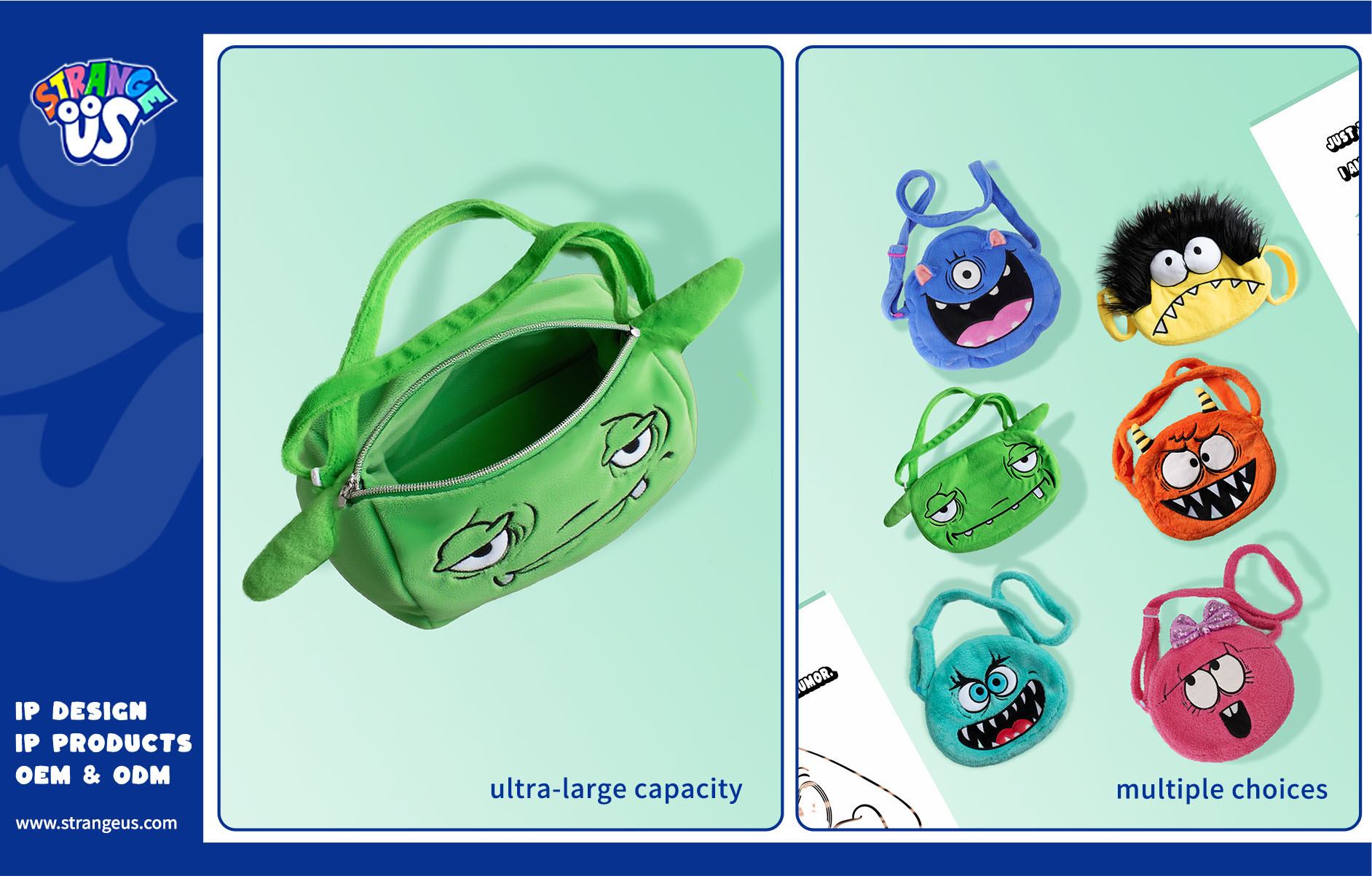 Cute Monster Click Pens