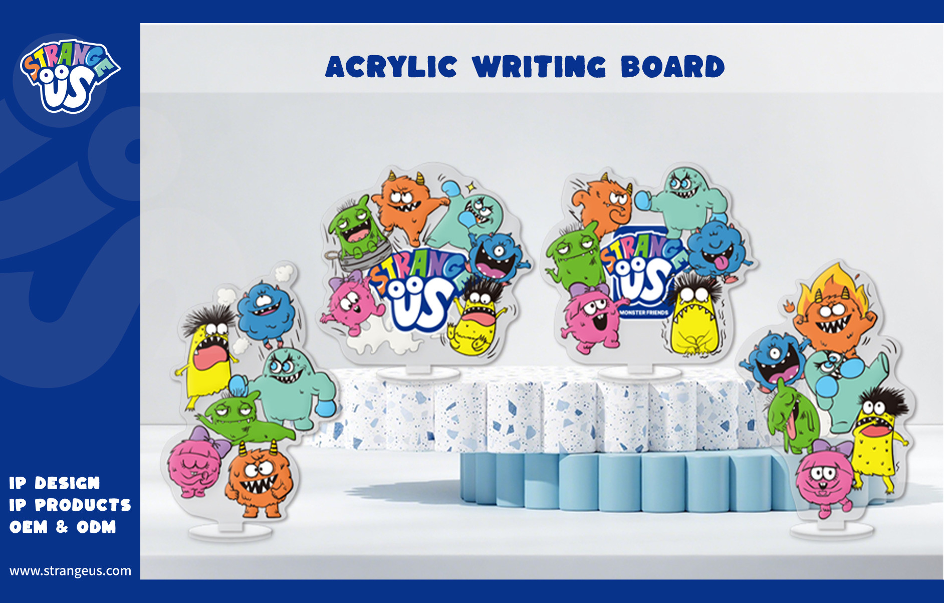 Cute Monster Click Pens