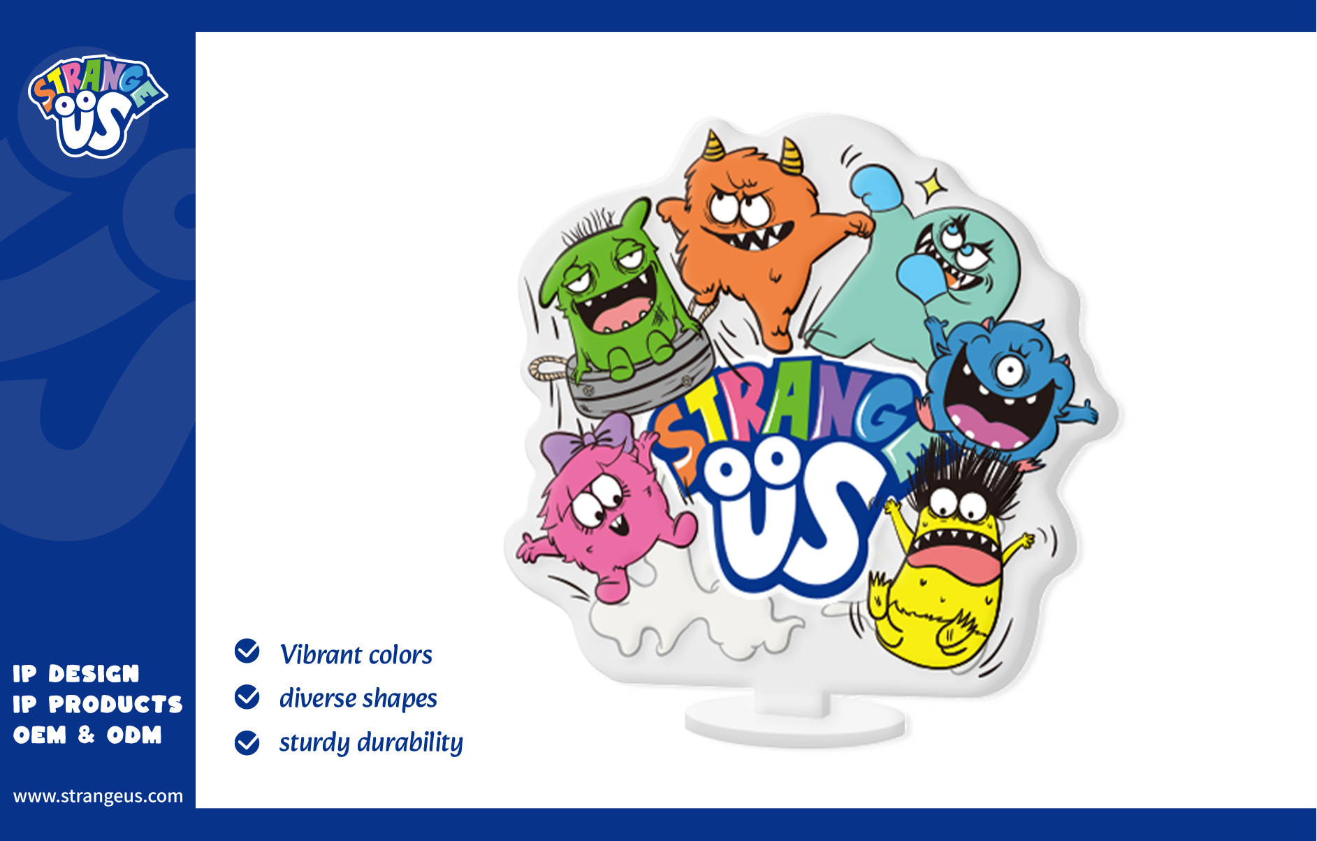 Cute Monster Click Pens