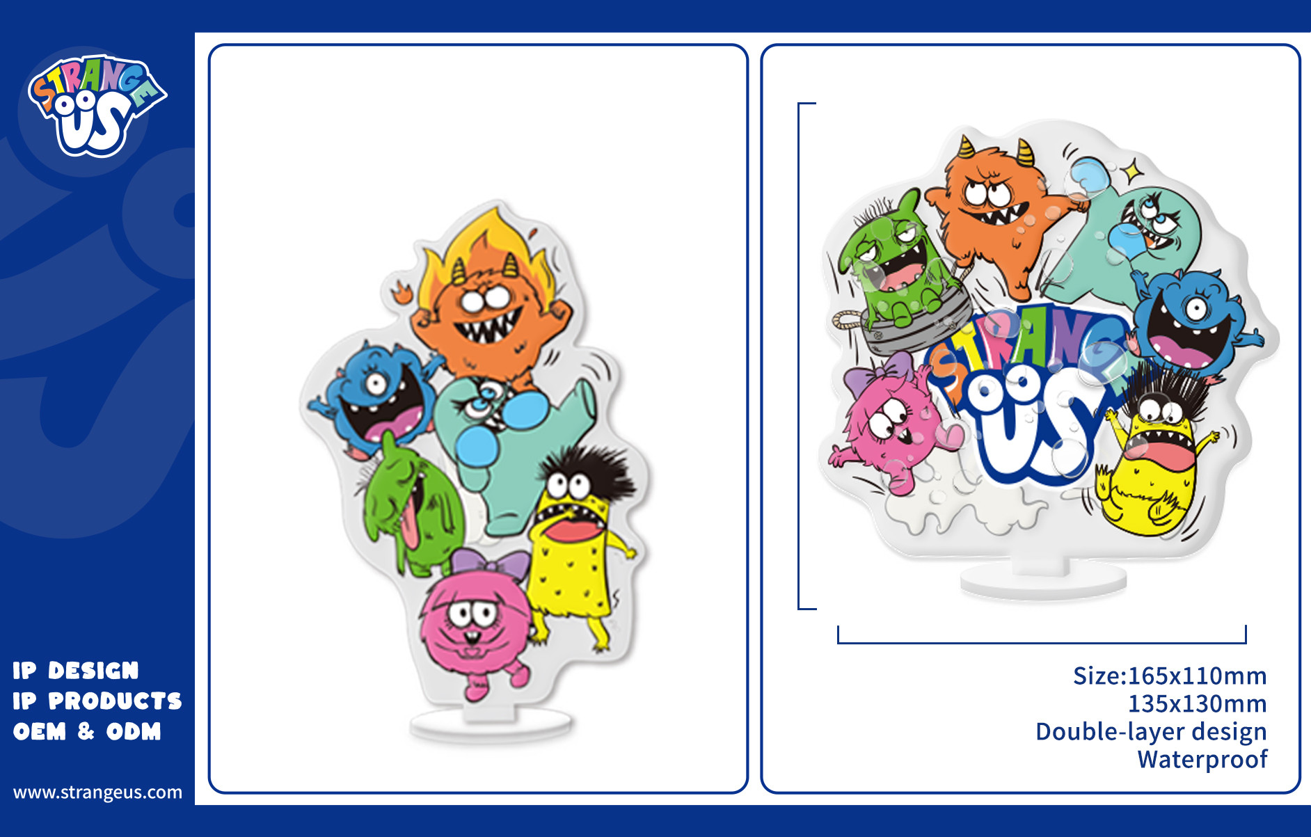 Cute Monster Click Pens