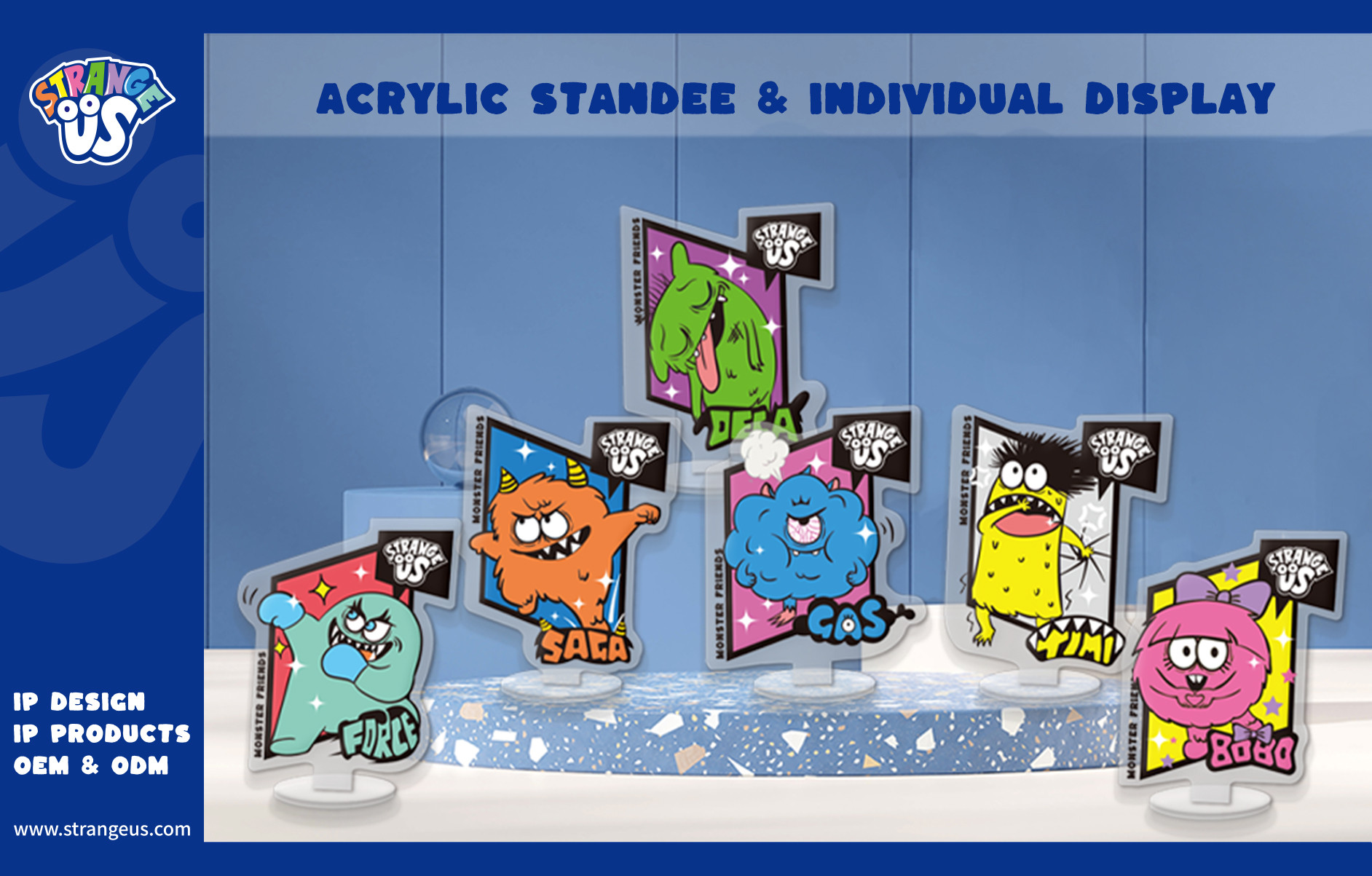 Cute Monster Click Pens