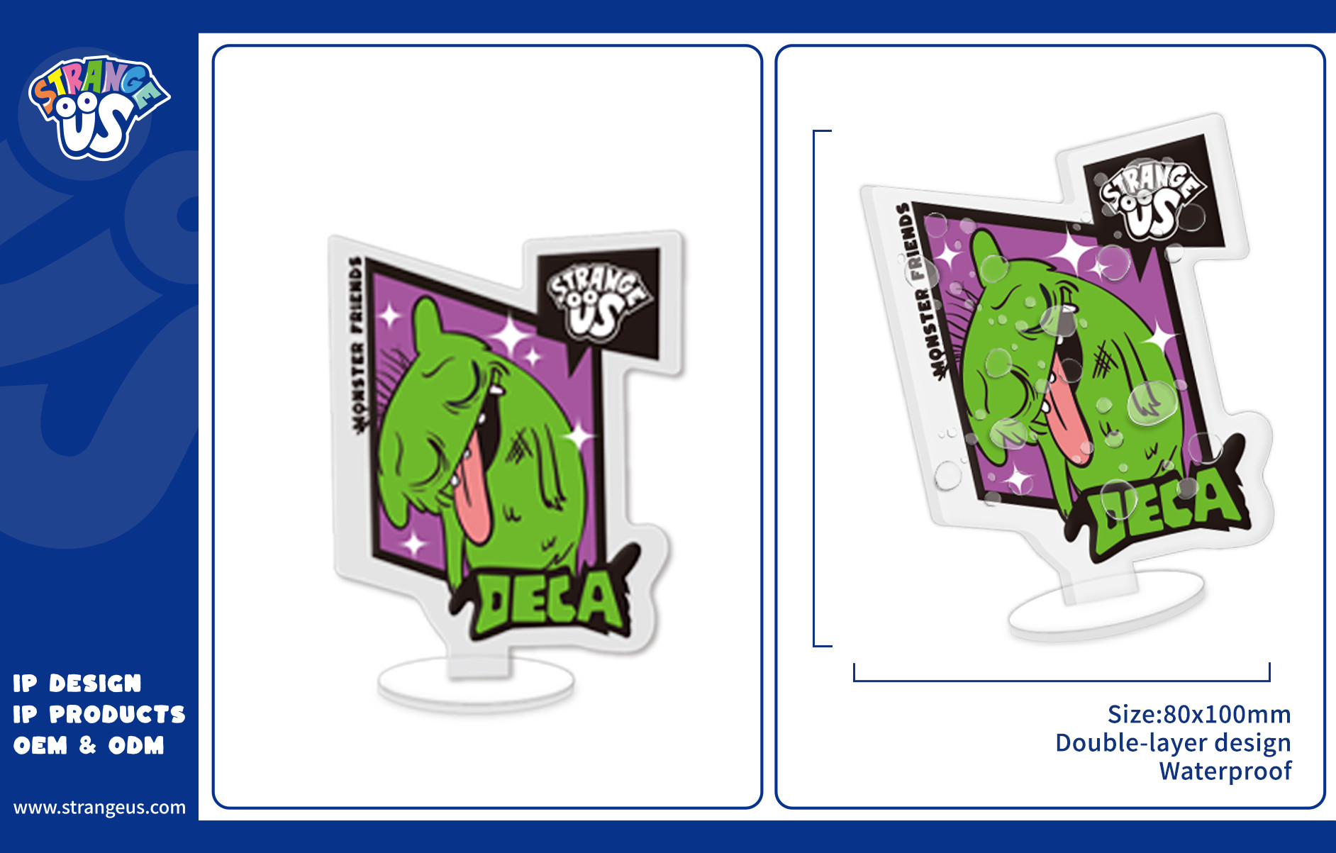 Cute Monster Click Pens