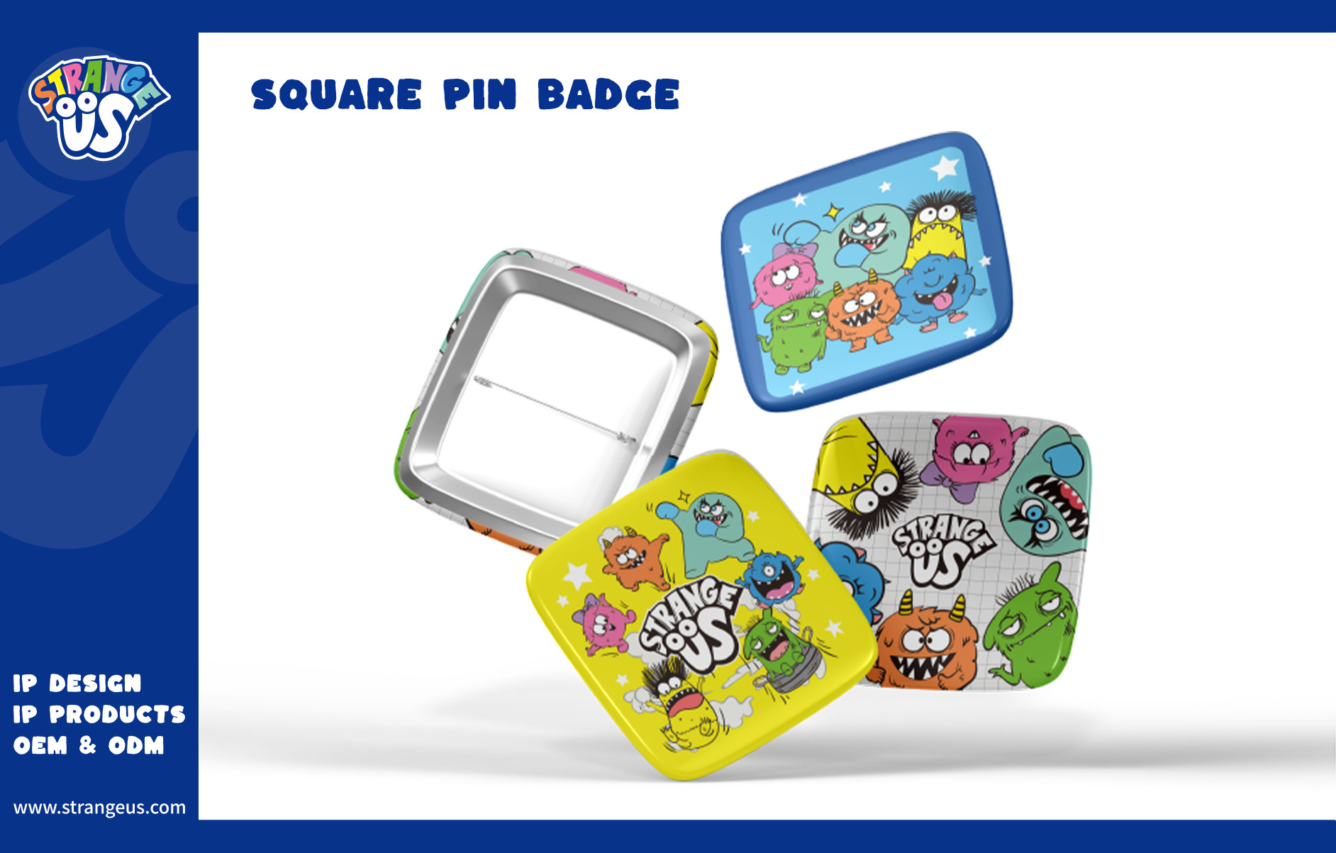 Cute Monster Click Pens