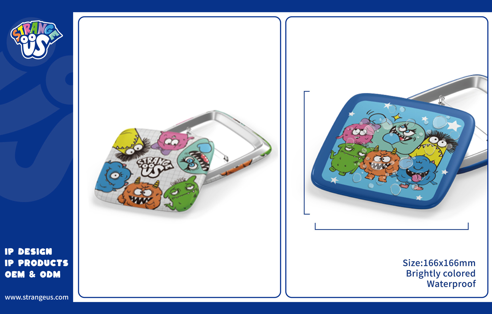 Cute Monster Click Pens