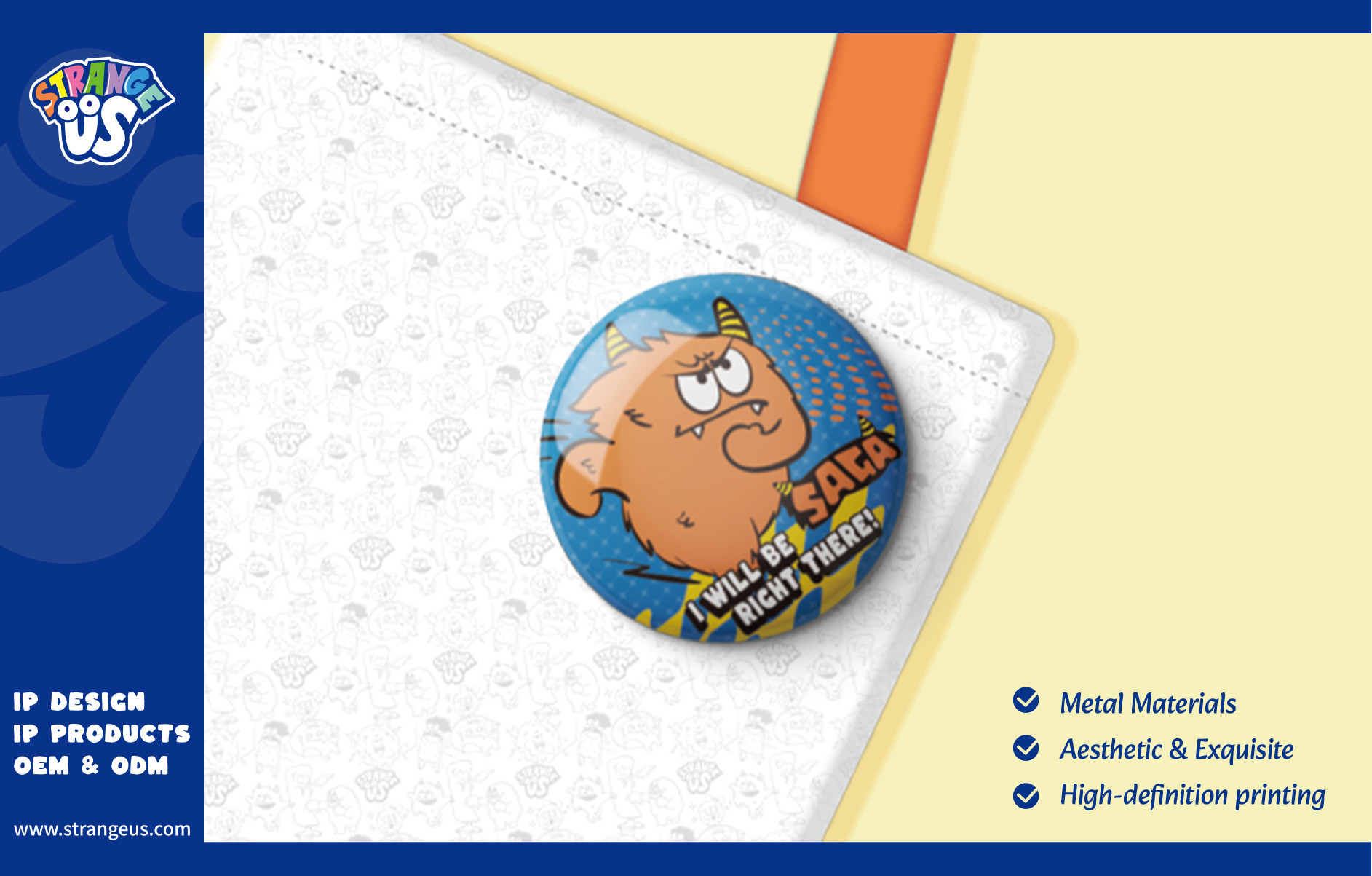 Cute Monster Click Pens