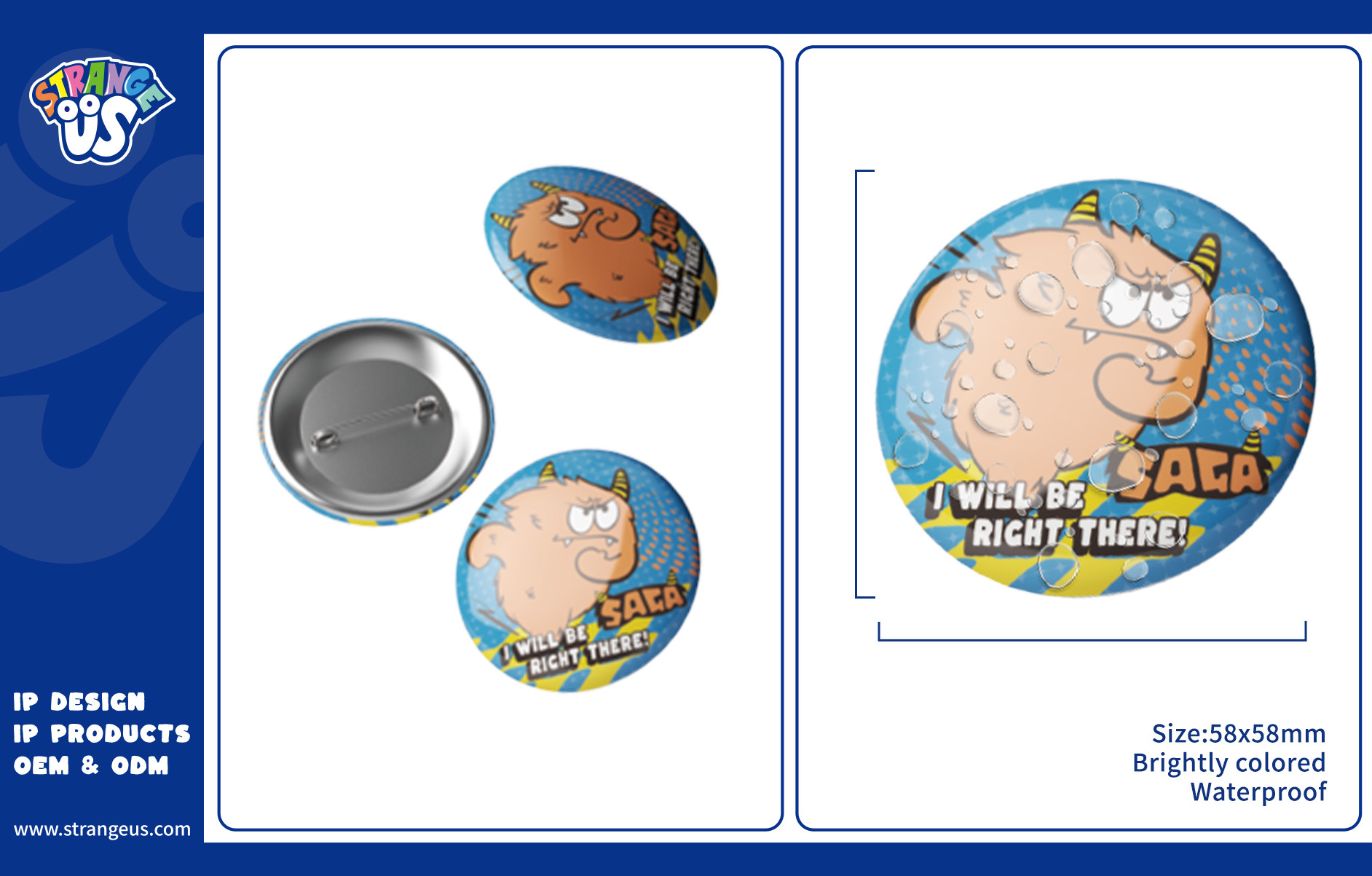 Cute Monster Click Pens