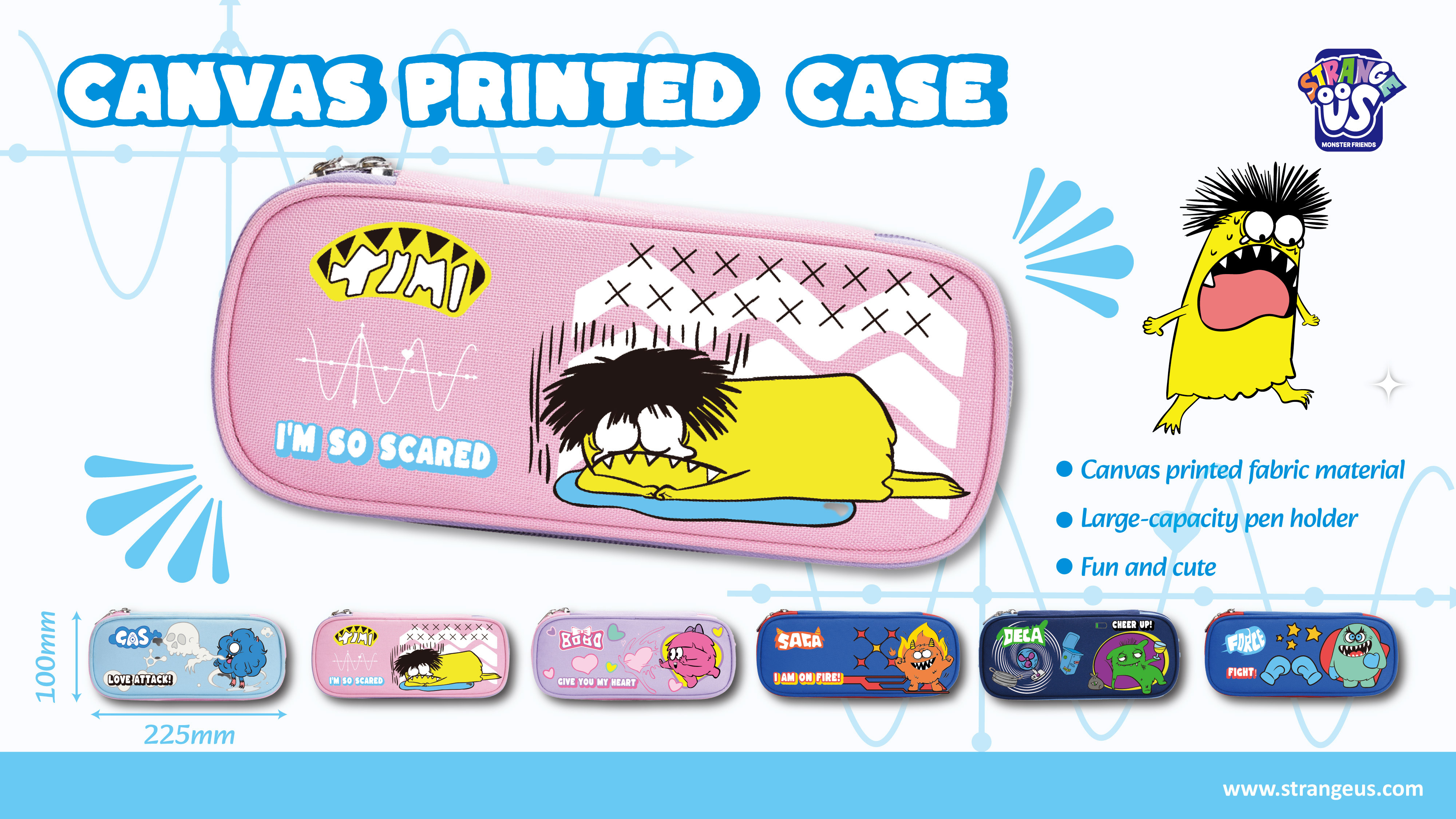 Cute Monster Click Pens