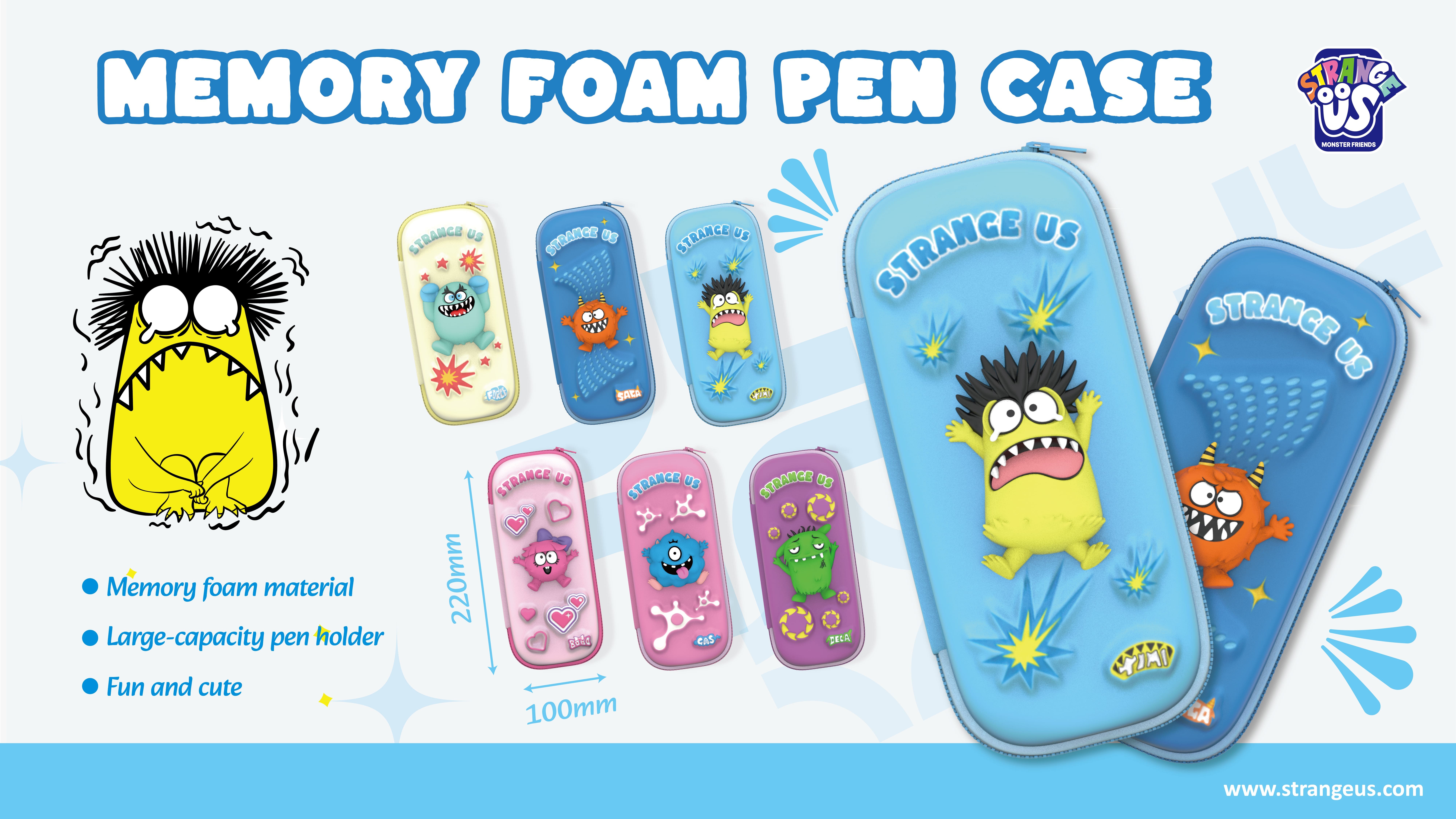Cute Monster Click Pens