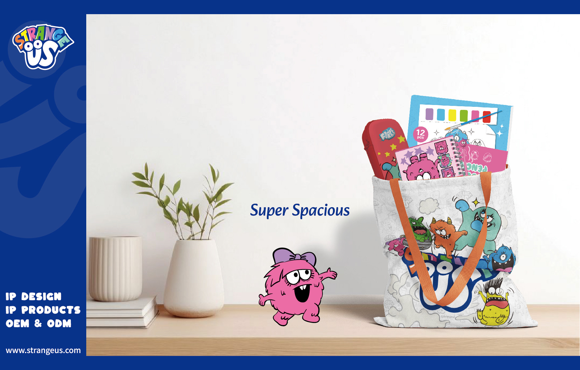 Cute Monster Click Pens