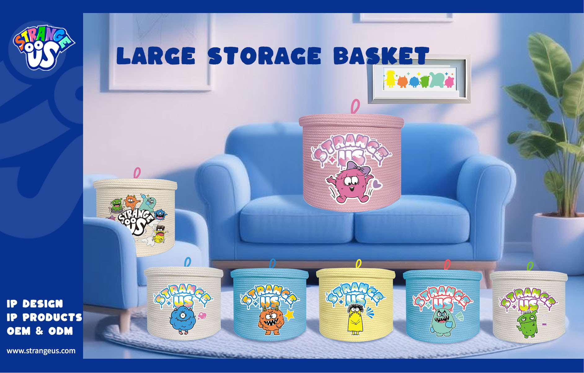 Cute Monster Click Pens