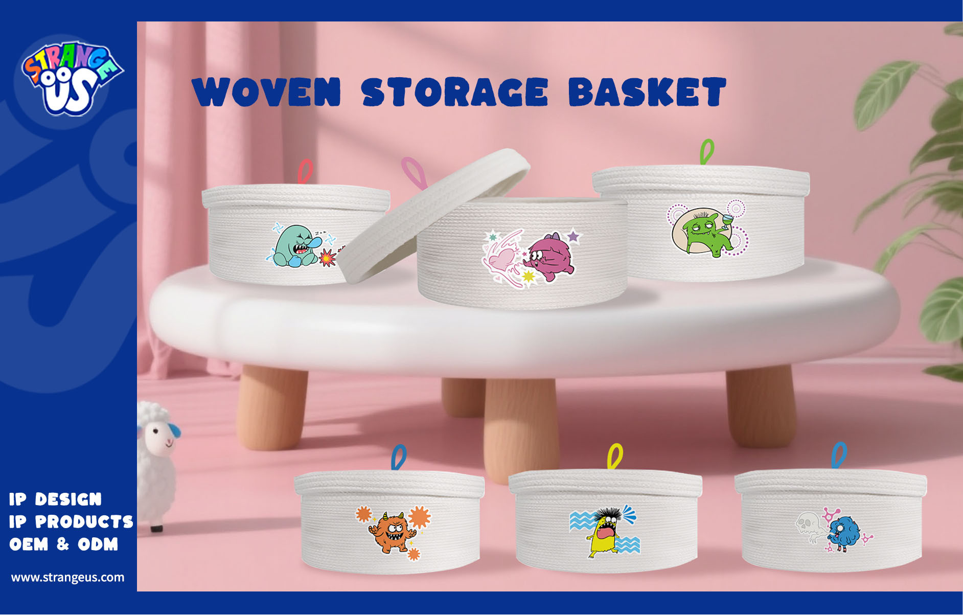 Cute Monster Click Pens