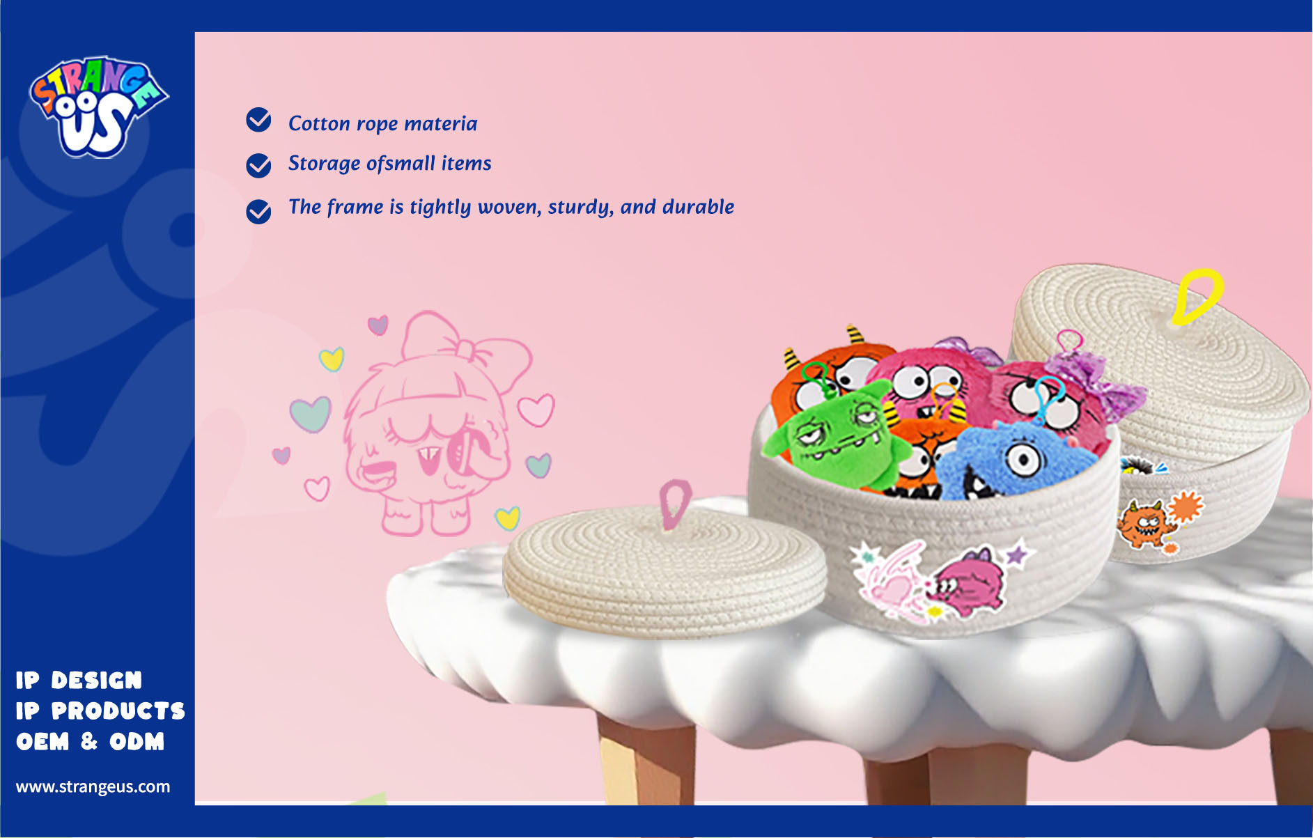 Cute Monster Click Pens