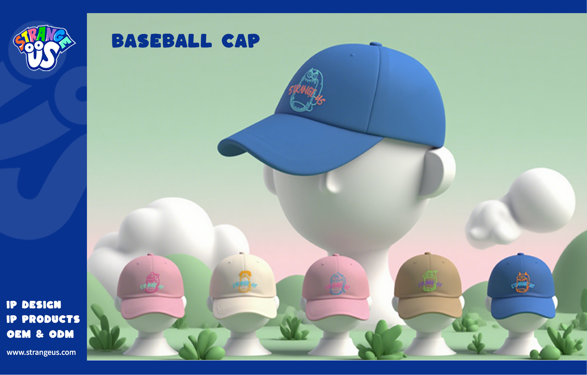 Cute Monster Click Pens