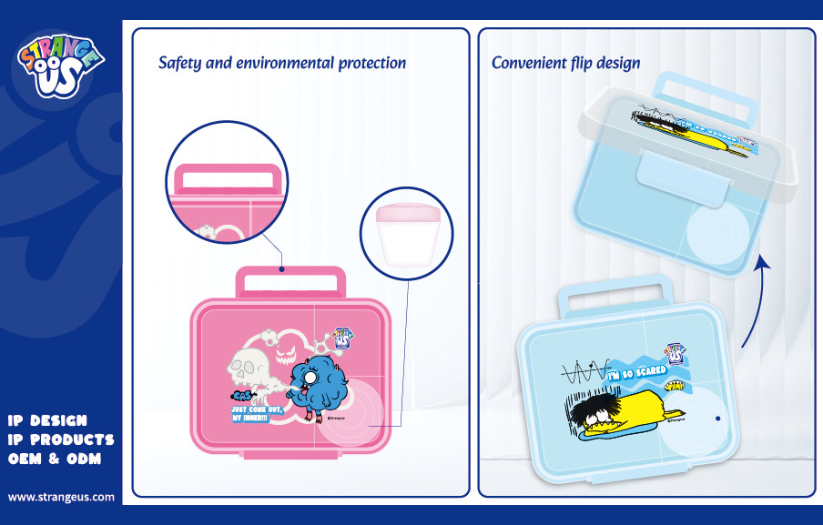 Cute Monster Click Pens