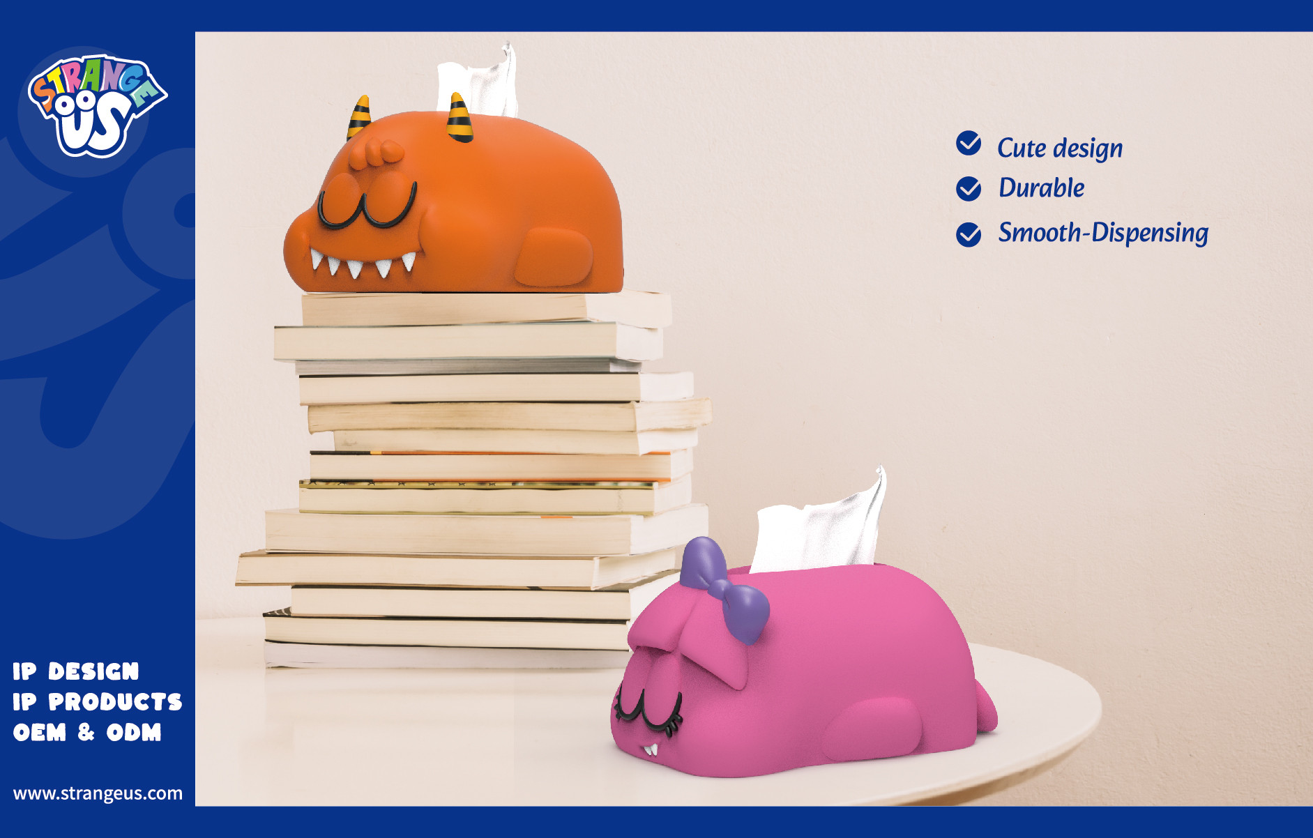 Cute Monster Click Pens