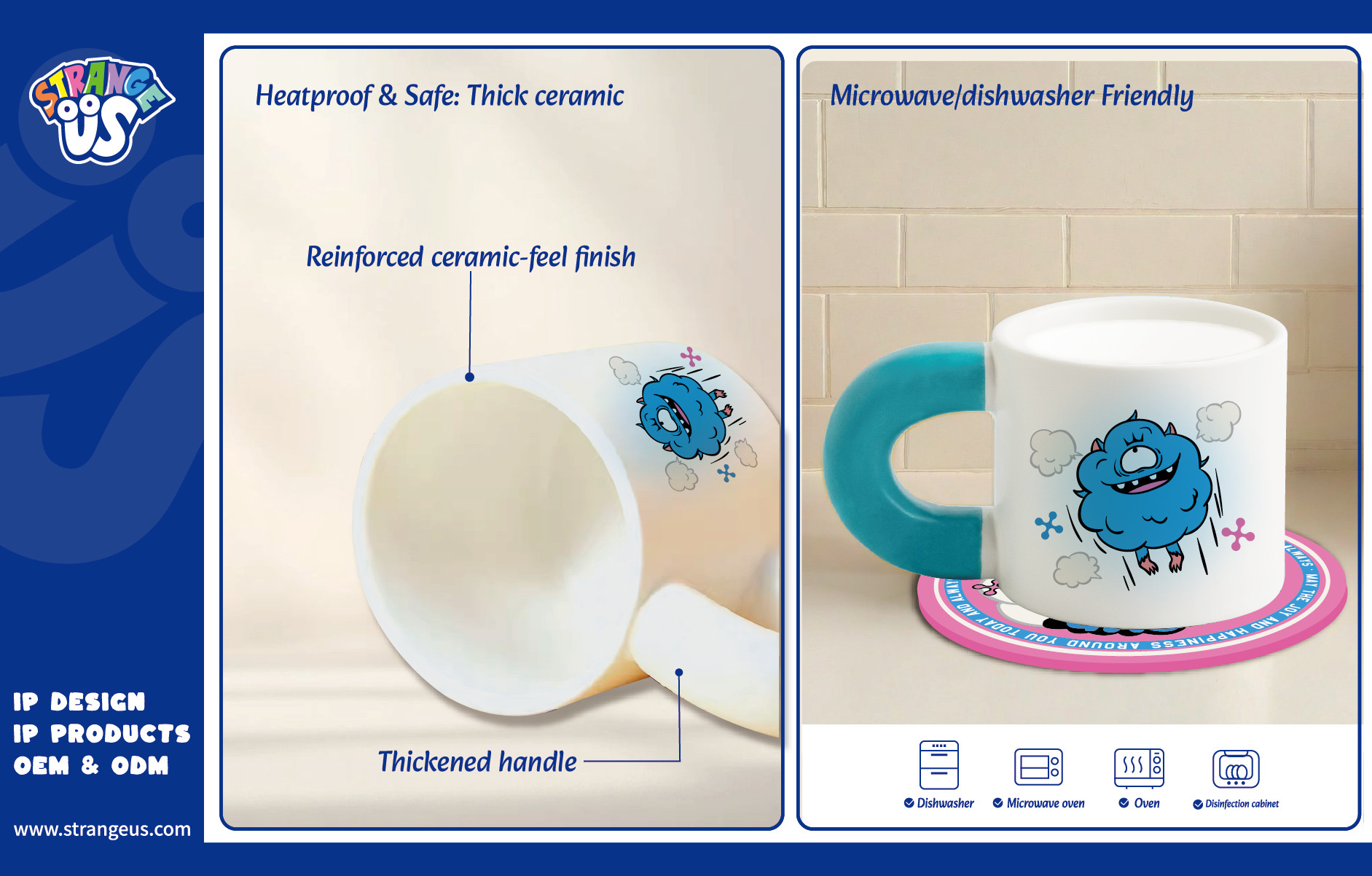 Cute Monster Click Pens