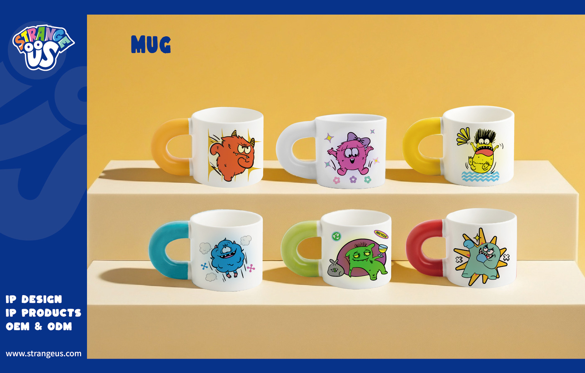 Cute Monster Click Pens