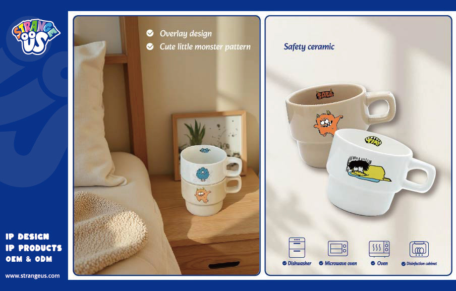 Cute Monster Click Pens