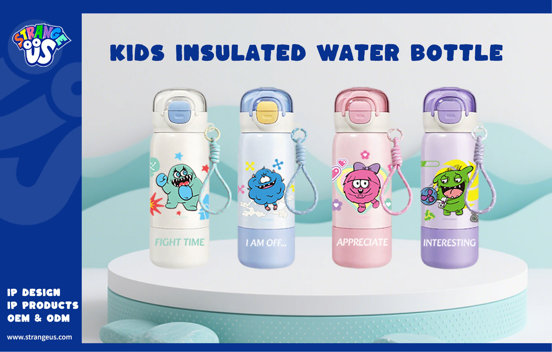 Cute Monster Click Pens