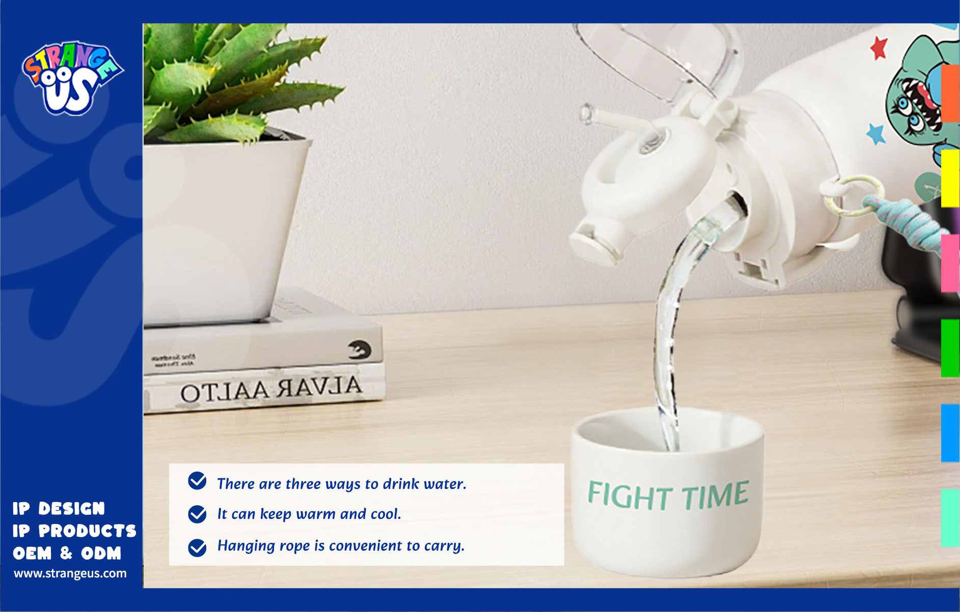 Cute Monster Click Pens