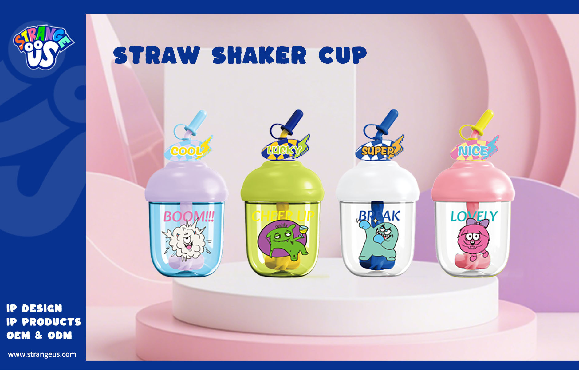 Cute Monster Click Pens