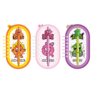 Monster Pen-included Notebook